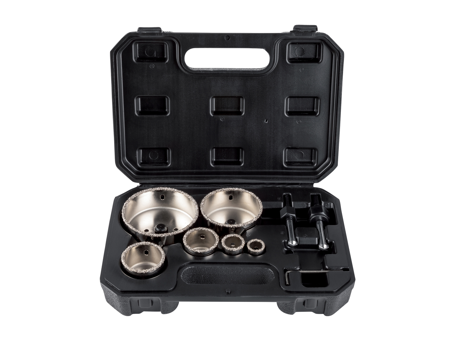 Set frese a tazza Parkside, prezzo 14.99 &#8364; 
9 pezzi 
- Adatto per tutti ...