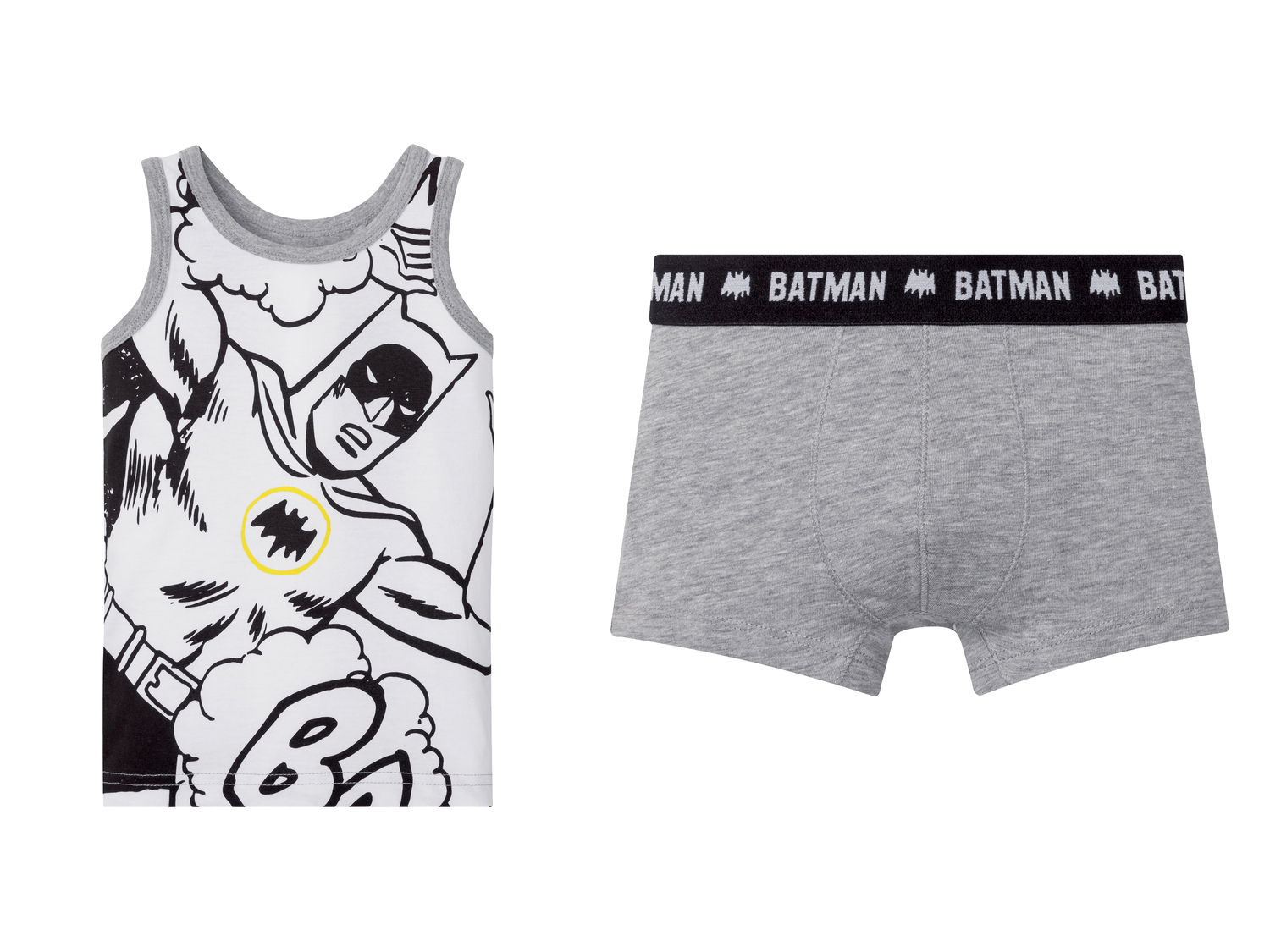 Coordinato intimo da bambino Bugs Bunny, Cattivissimo me, Batman Oeko-tex, prezzo ...