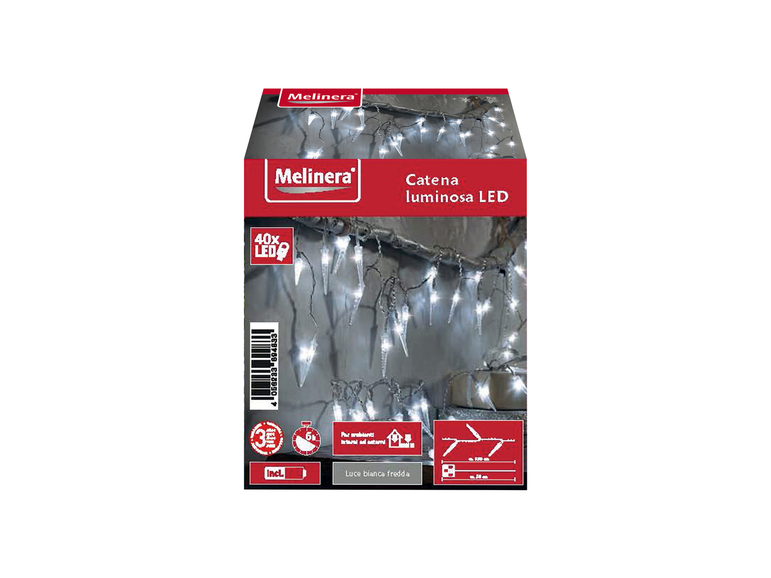 Catena luminosa decorativa Melinera, prezzo 7.99 €
- Per interni ed esterni
- ...