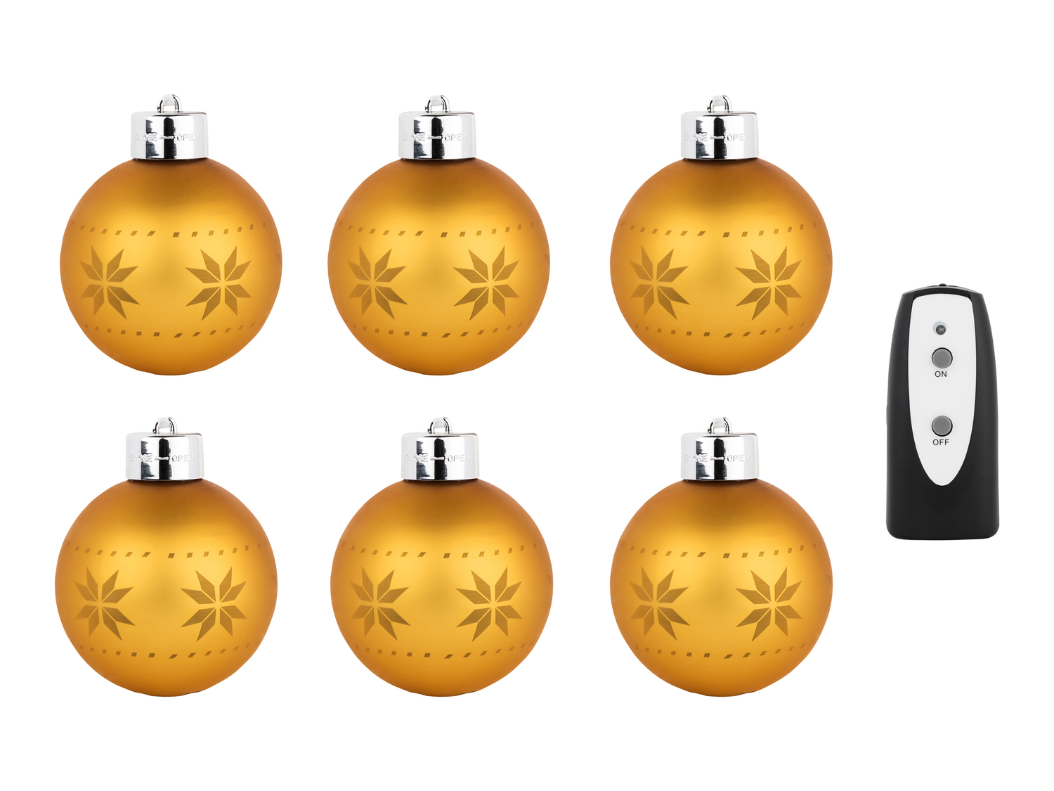 Set palline natalizie con LED Melinera, prezzo 19.99 €
5 o 6 pezzi
- ...