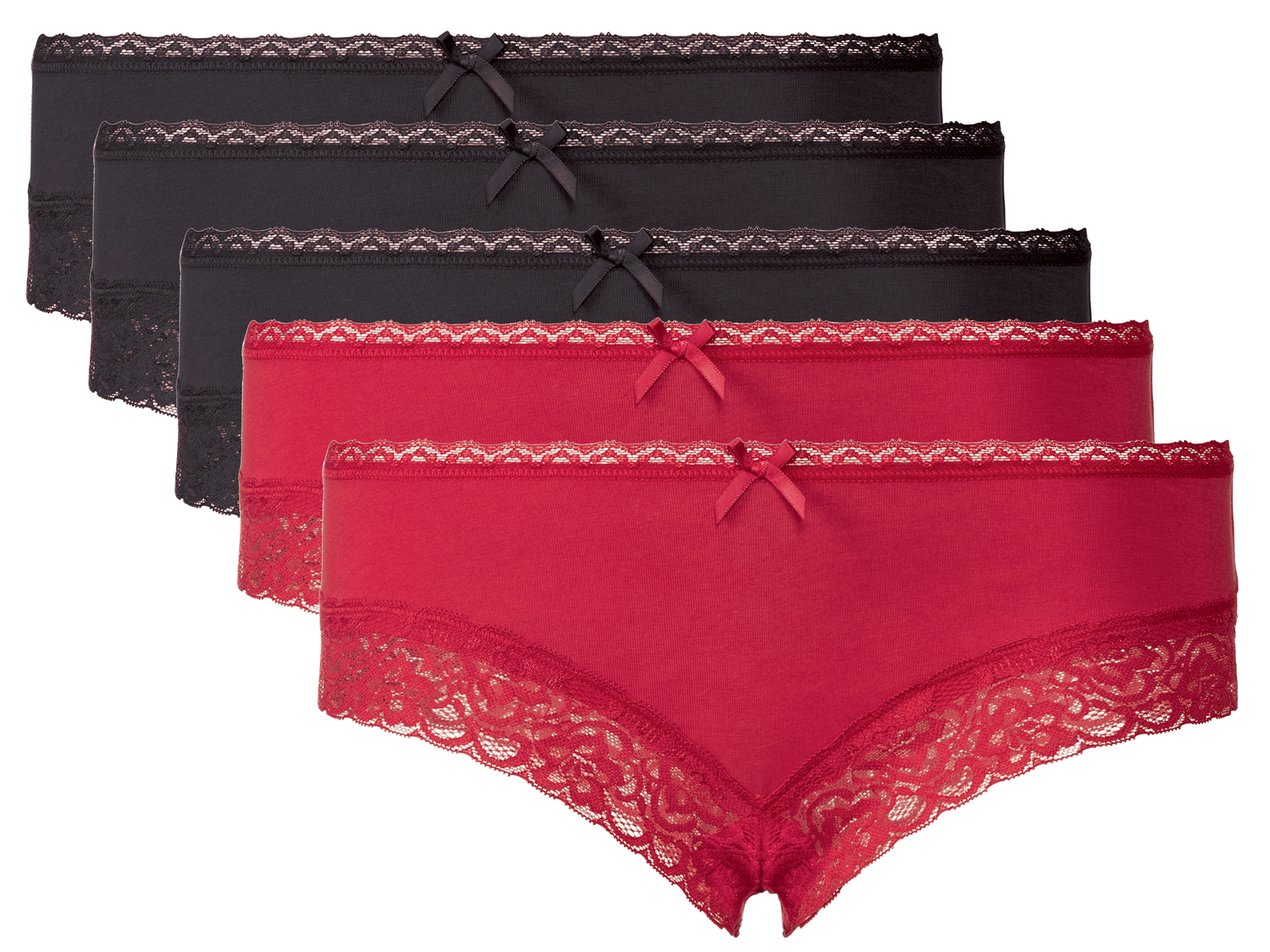 Culottes con pizzo da donna Esmara, prezzo 7.99 €
5 pezzi - Misure: S-L
Taglie ...