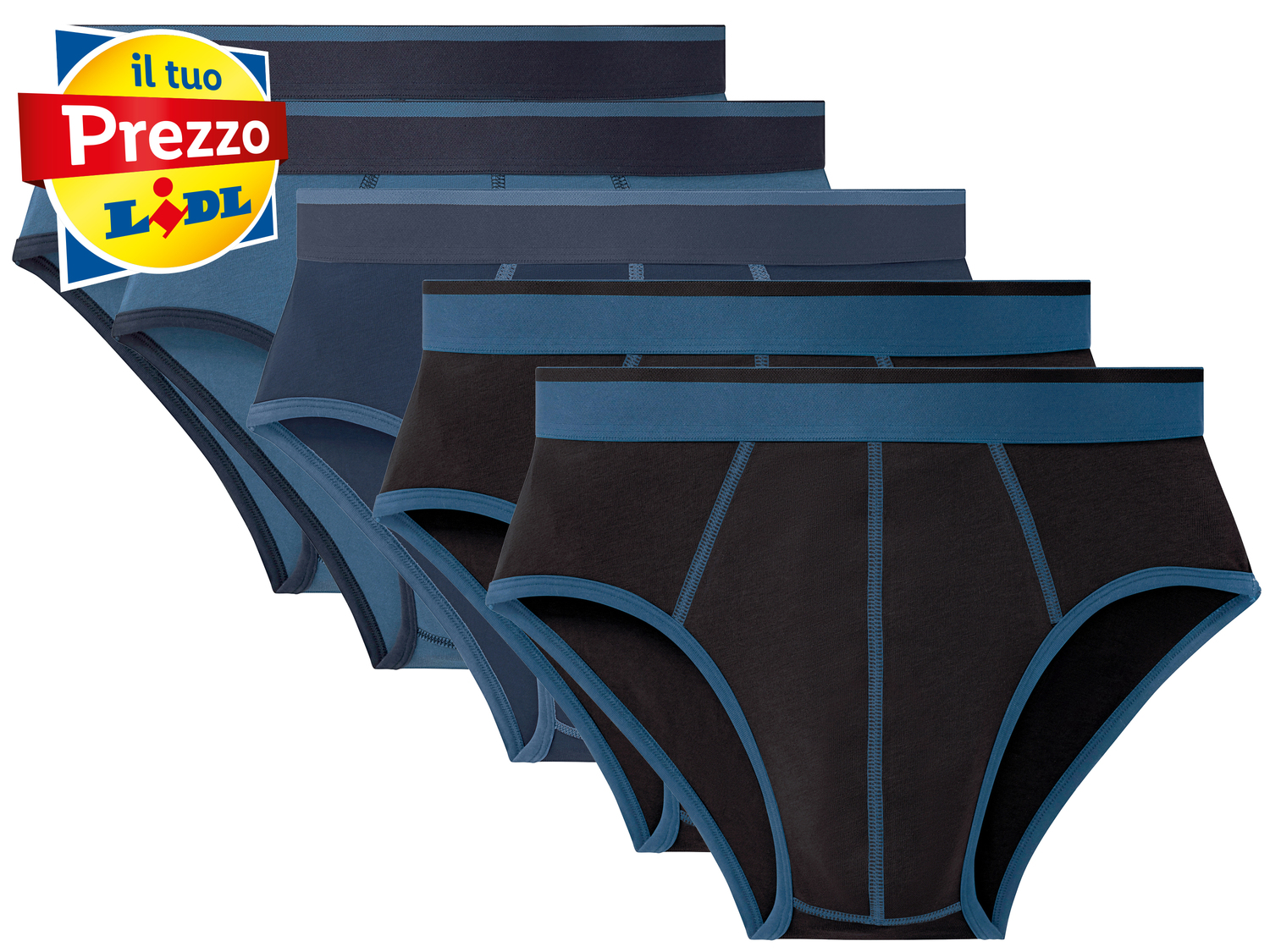 Slip da uomo Livergy, prezzo 6.99 €
5 pezzi - Misure: M-XL
Taglie disponibili
Caratteristiche
- ...