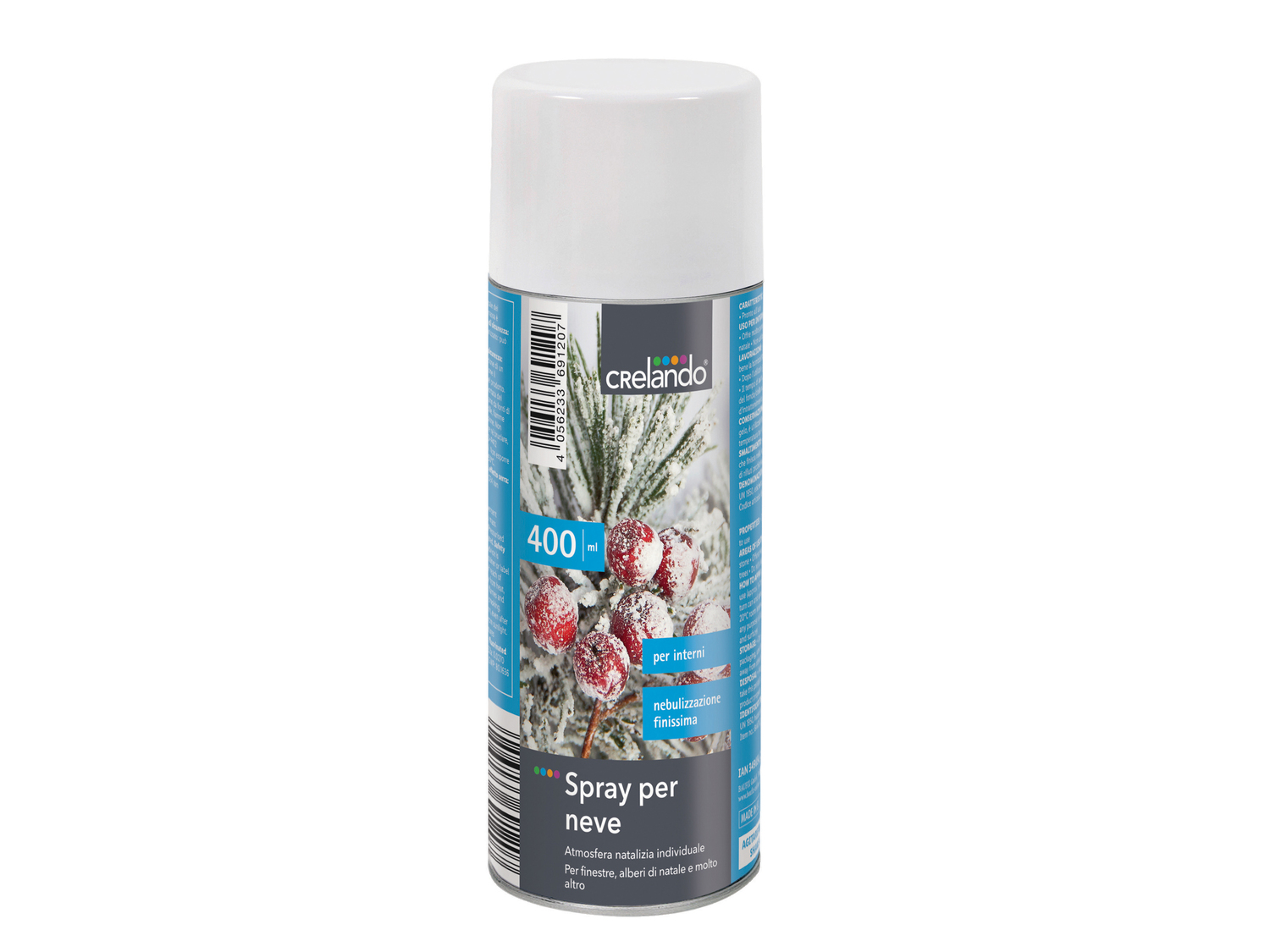 Vernice spray per decorazioni Crelando, prezzo 3.99 €
400 ml
Caratteristiche