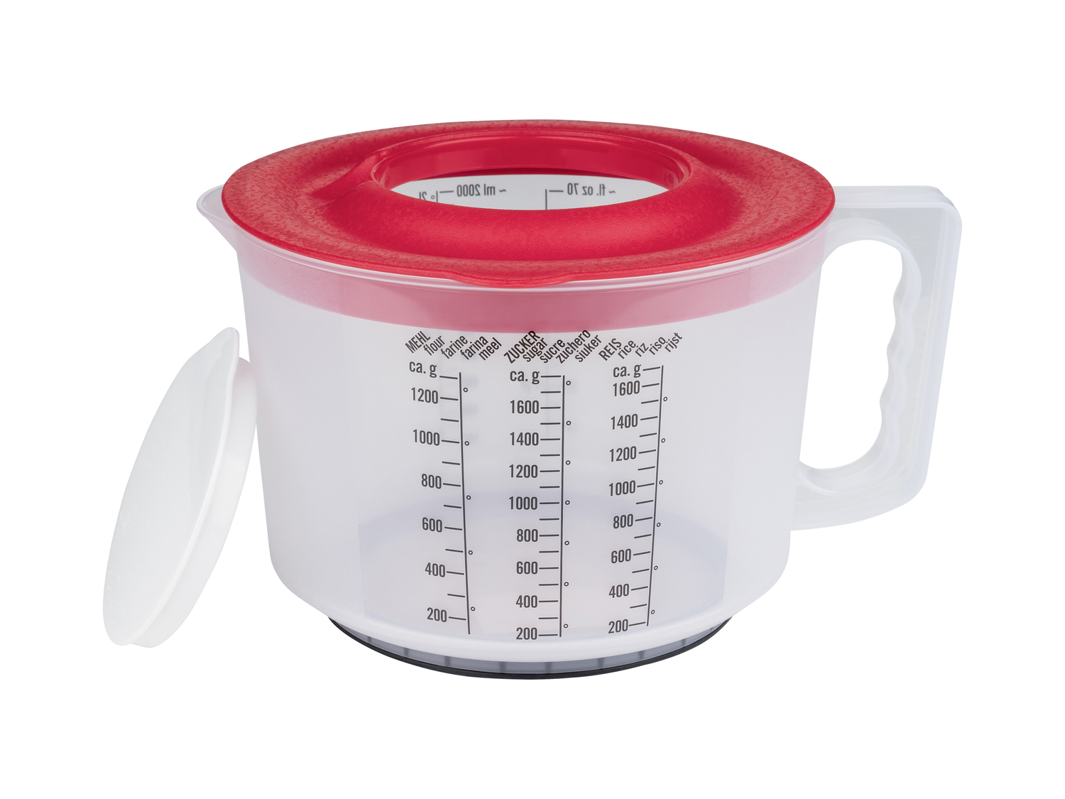 Caraffa graduata o recipiente per frullatore con coperchio Ernesto, prezzo 2.99 ...