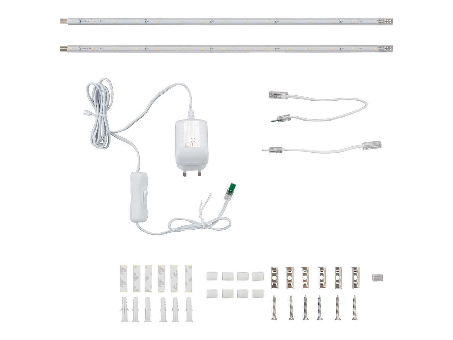 Set lampade LED sottopensile Livarno Lux, prezzo 7.99 €
- 2 barre da 15 LED ...