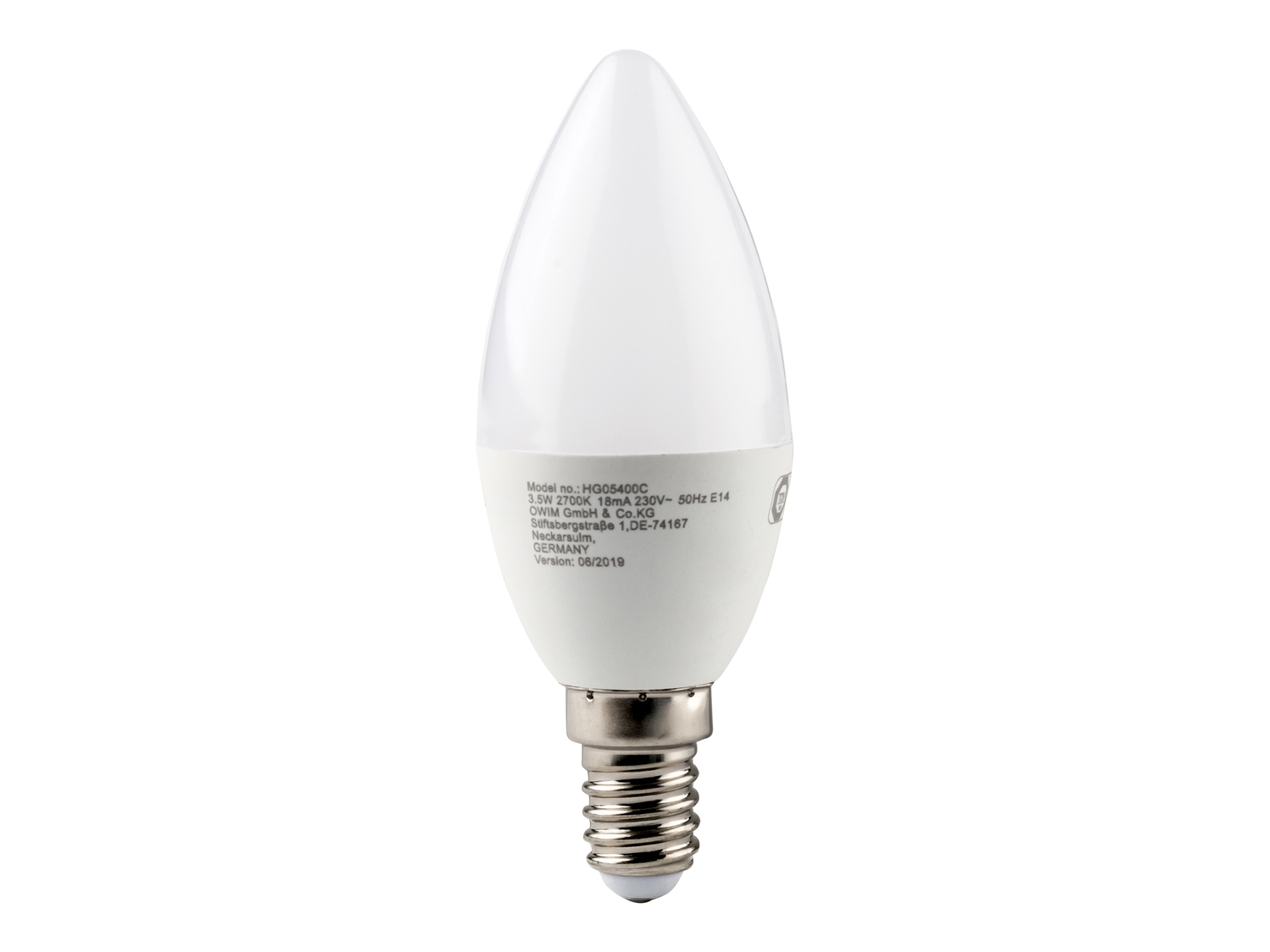 Lampadina LED Livarno Lux, prezzo 2.49 €
Dati tecnici
- Dimmerabile
- 3,5 ...