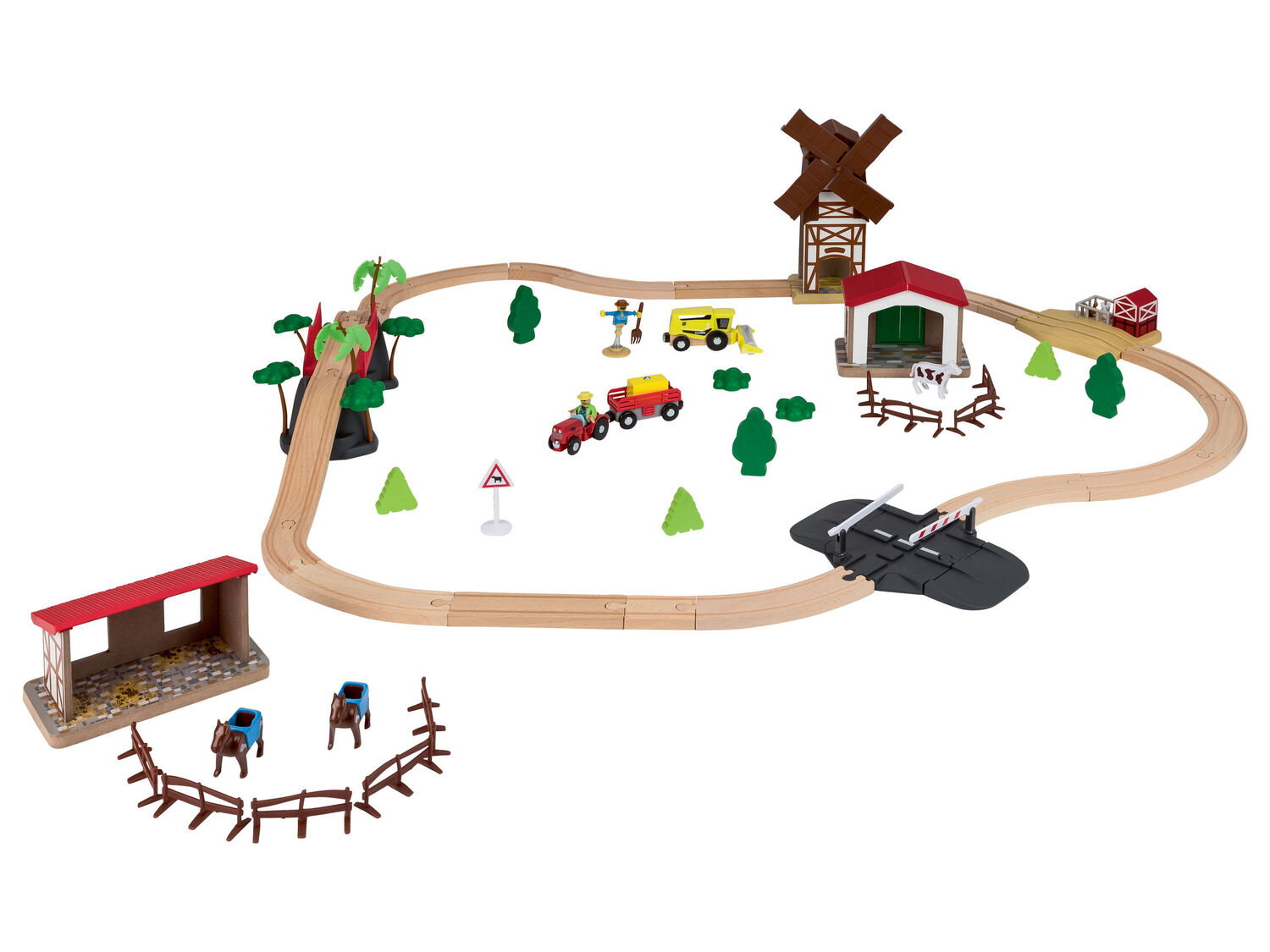 Pista Fattoria o Vigili del fuoco Playtive, prezzo 19.99 &#8364; 
- Batterie ...