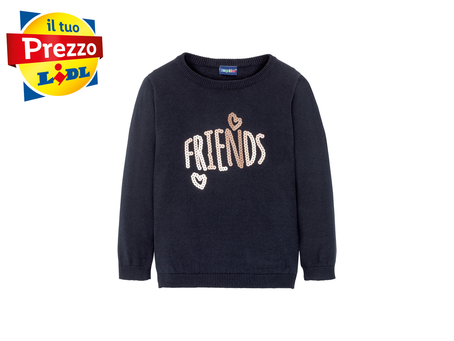 Pullover da bambina Lupilu, prezzo 5.99 €
Misure: 1-6 anni
-
Puro cotone
Prodotto ...
