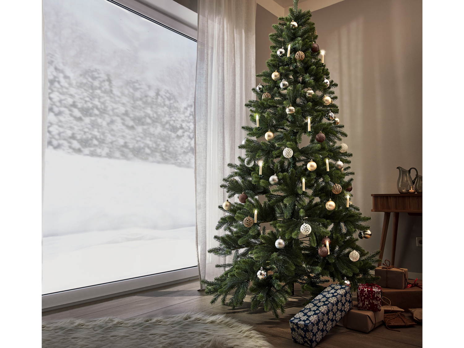 Albero di Natale Melinera, prezzo 49.00 €
210 cm
- 1160 rami modellabili
- ...