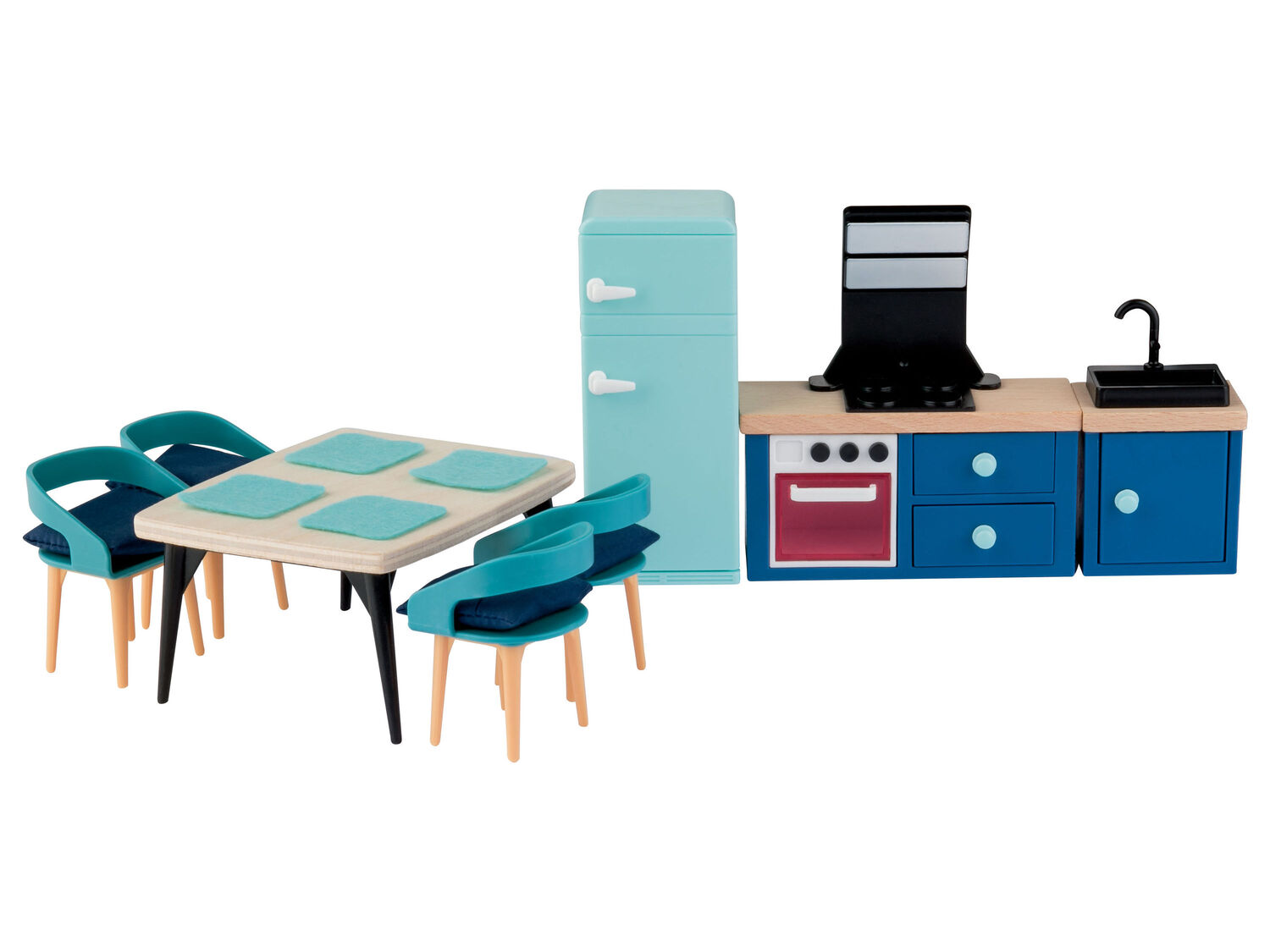 Set mobili in miniatura o set personaggi per casa delle bambole Playtive, prezzo ...