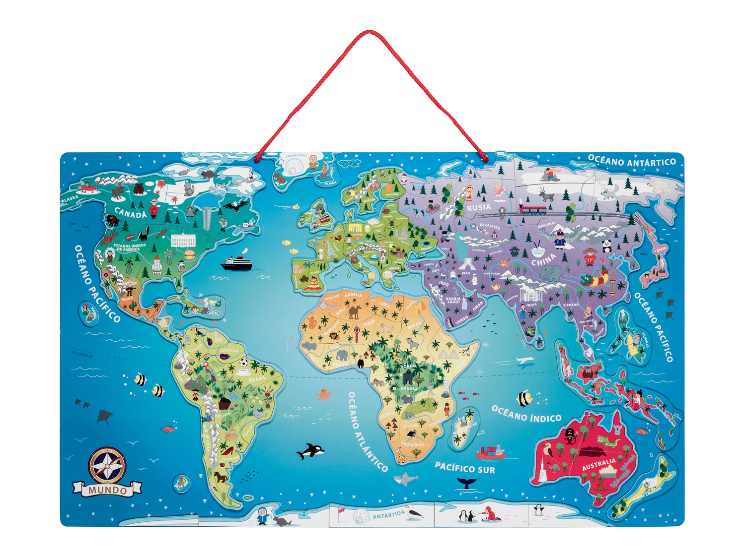 Carta magnetica dellEuropa o del mondo , prezzo 14.99 €
- Età ...