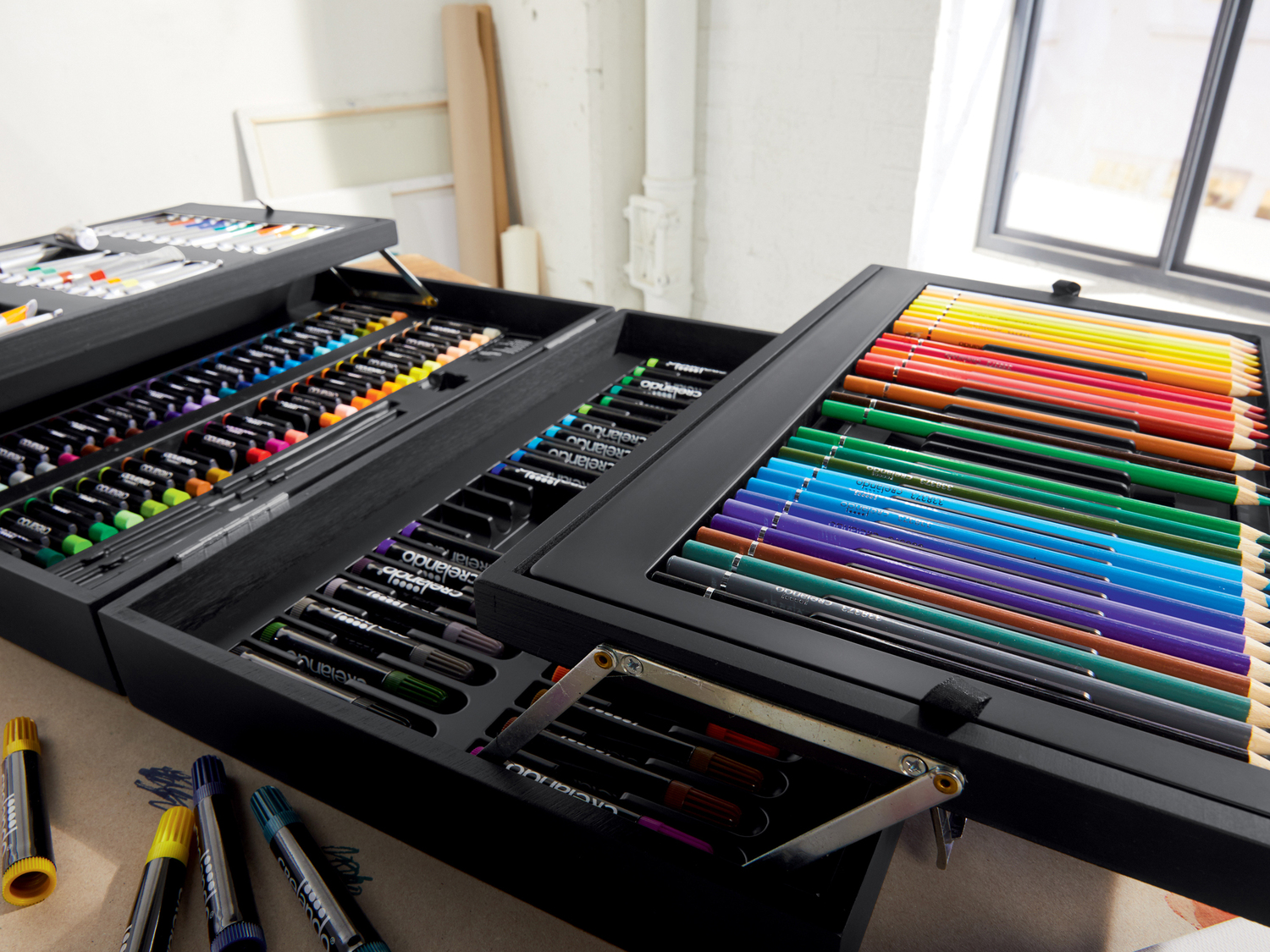 Valigetta per dipingere e colorare Crelando, prezzo 29.99 €
174 pezzi ...