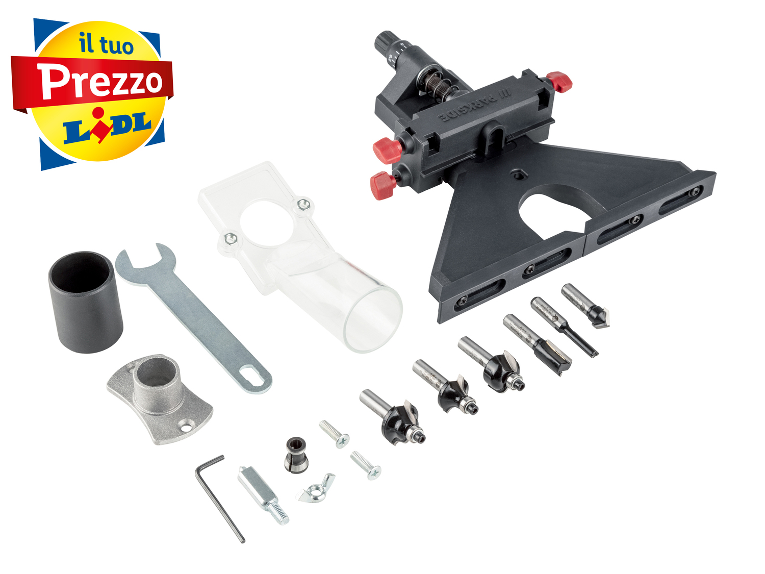 Fresatrice verticale Parkside, prezzo 29.99 € 
- Selezione rapida della profondità ...