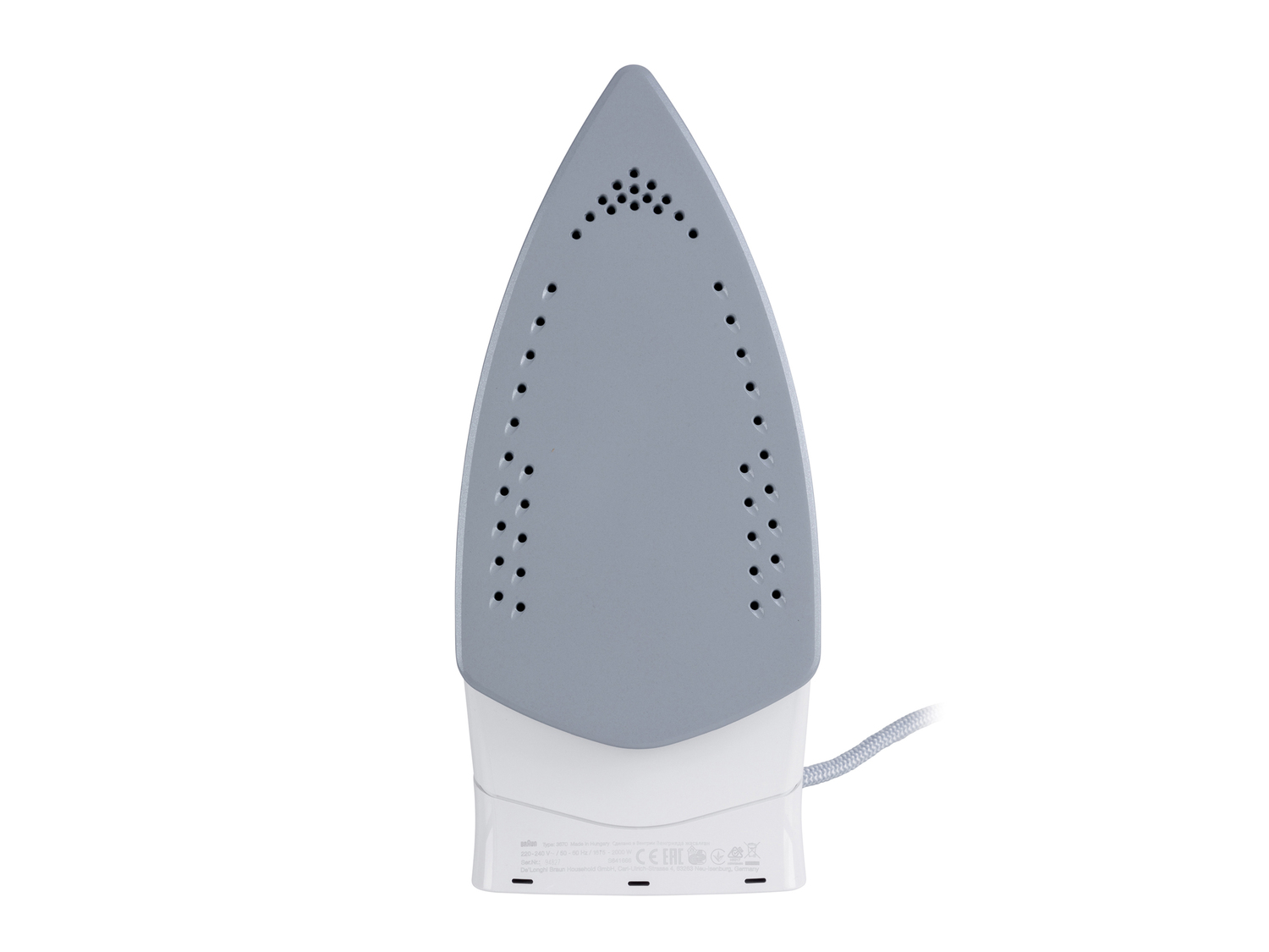 Ferro da stiro a vapore Braun, prezzo 29.99 €
- 2000 W
- Piastra in ceramica
- ...
