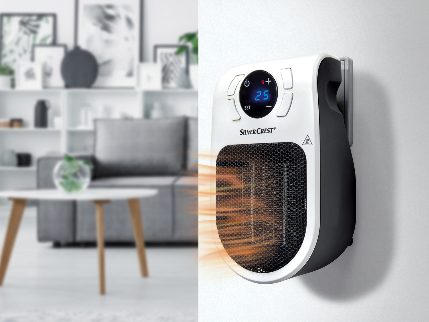 Termoventilatore Silvercrest, prezzo 14.99 €
- Display LED con 4 comandi per ...
