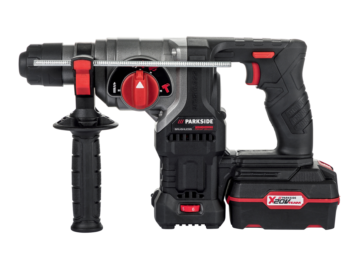 Martello demolitore ricaricabile Parkside, prezzo 99.00 €
- Selettore di funzioni ...