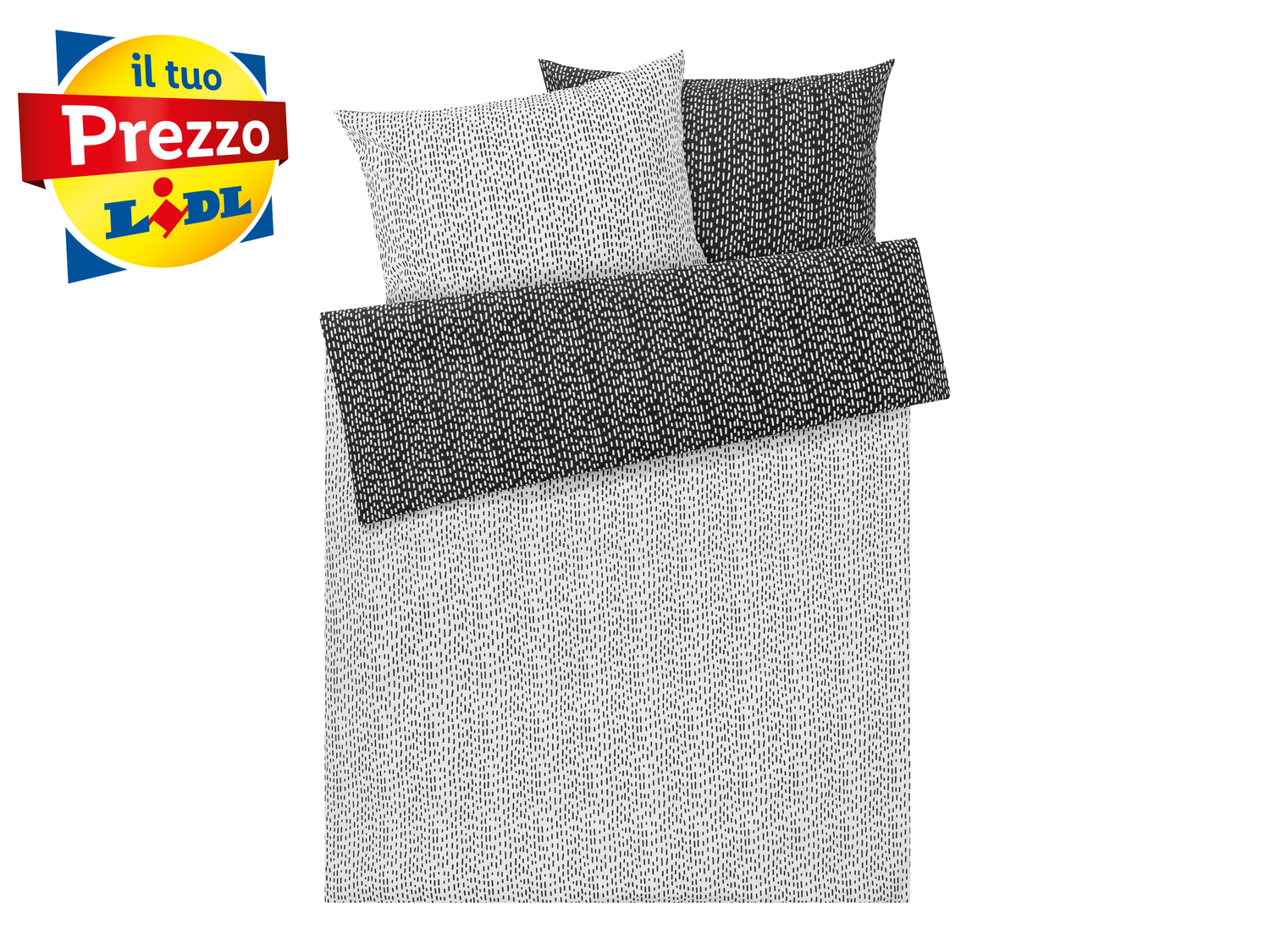 Parure copripiumino matrimoniale Meradiso, prezzo 14.99 €
- Puro cotone
- ...