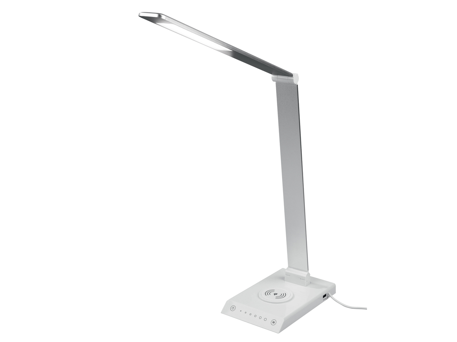 Lampada LED per scrivania con caricabatterie ad induzione Livarno Lux, prezzo 29.99 ...