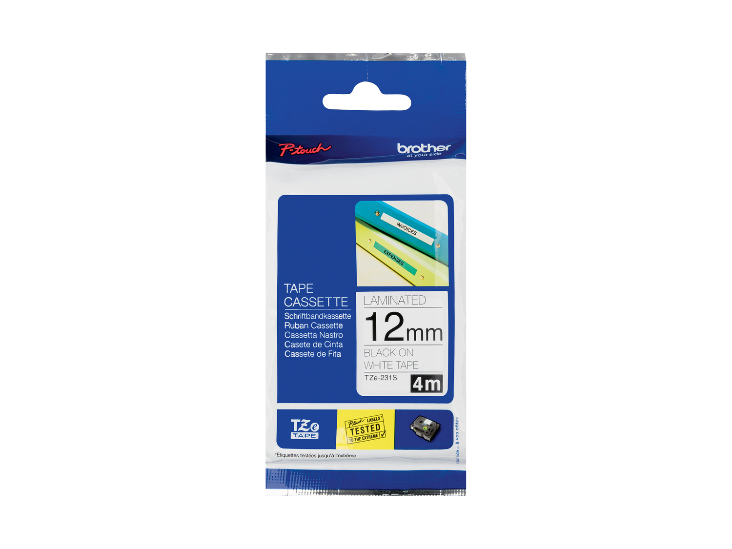 Nastro di ricambio per etichettatrice Brother, prezzo 8.99 €
Caratteristiche