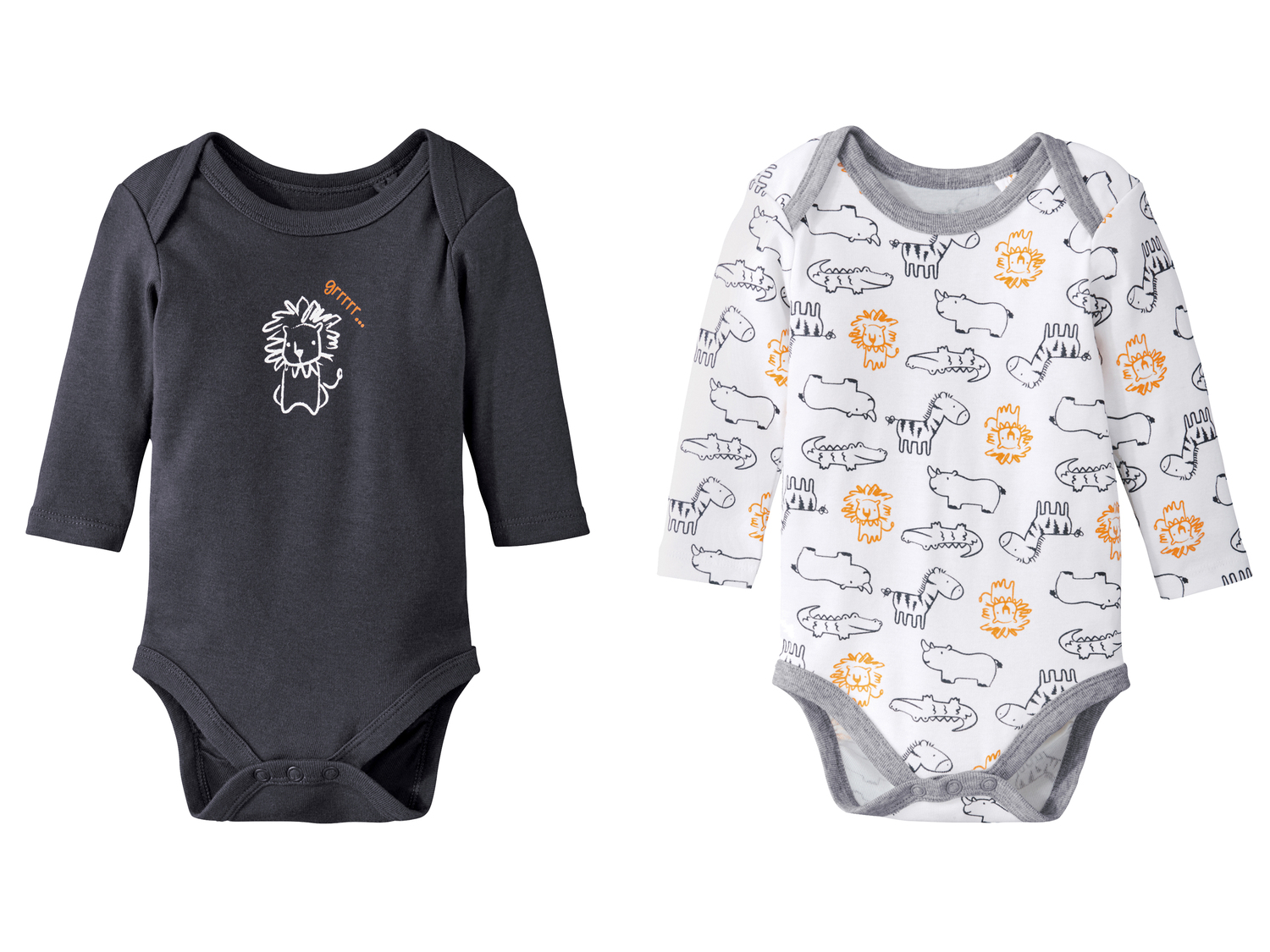 Body a manica lunga da neonato Lupilu, prezzo 5.99 €
2 pezzi - Misure: ...