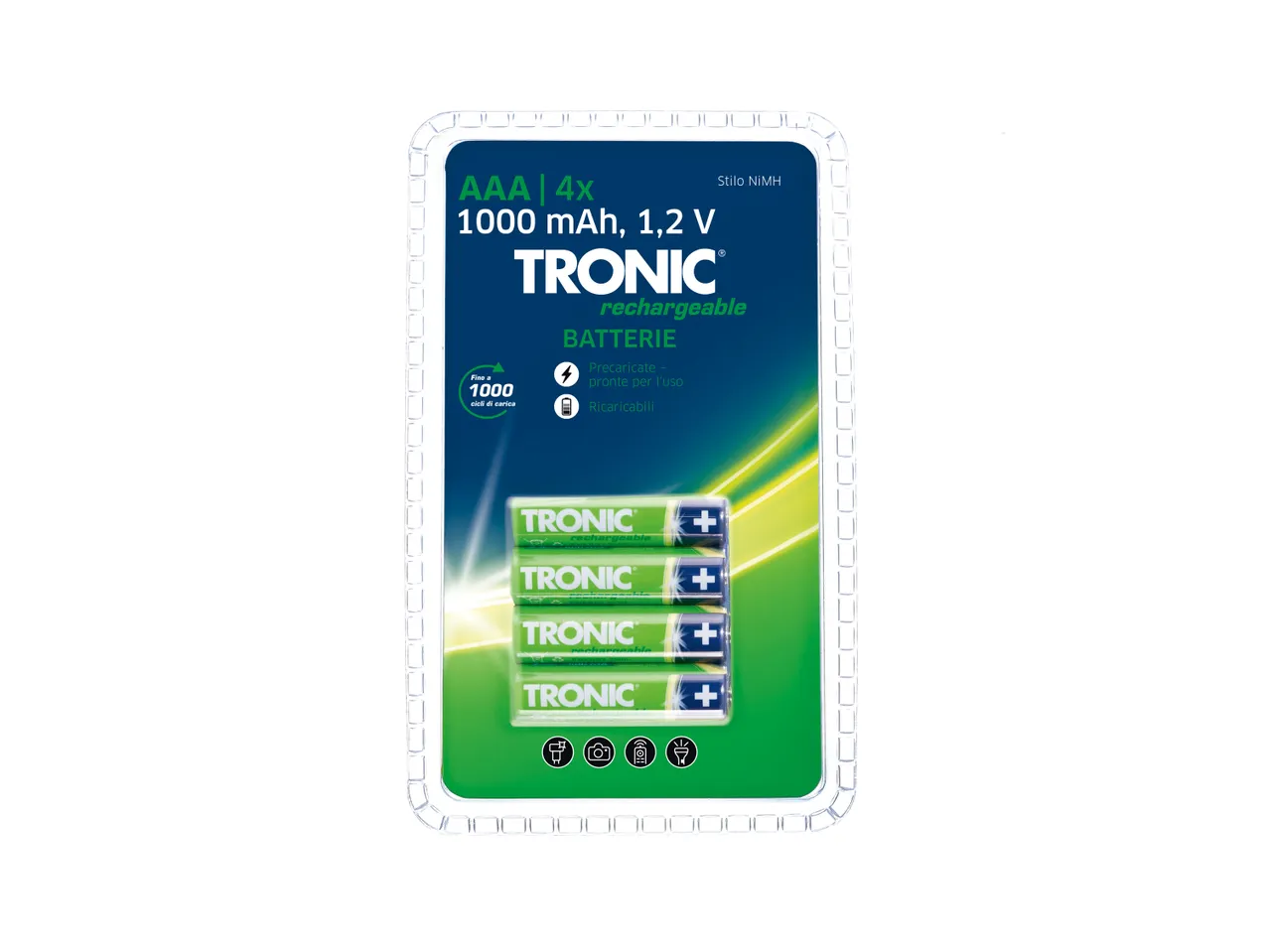 Batterie ricaricabili , prezzo 3.99 EUR 
Batterie ricaricabili Coupon 
- 4 pezzi
- ...