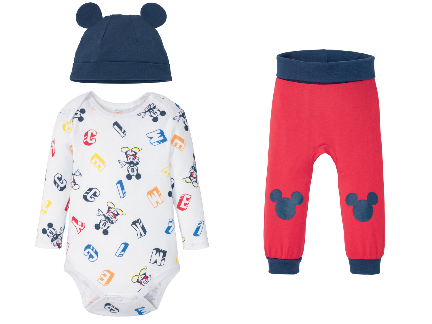 Coordinato per neonato Oeko-tex, prezzo 8.99 €
3 pezzi - Misure: 2-24 mesi
Taglie ...