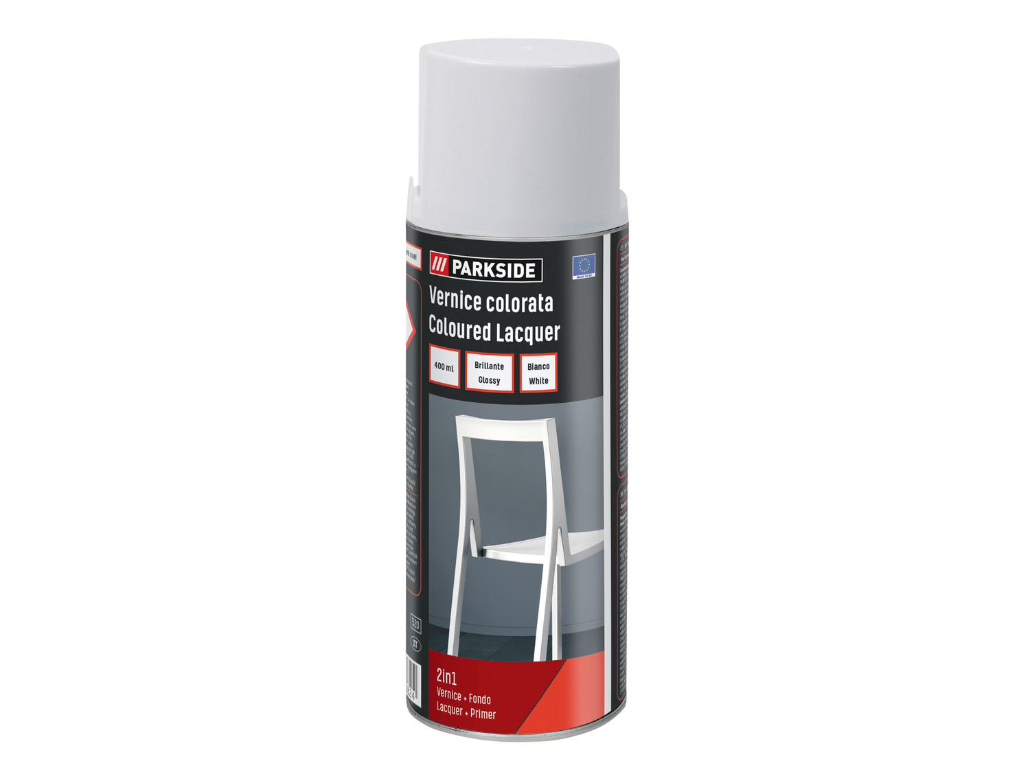 Vernice trasparente o colorata spray Parkside, prezzo 2.49 &#8364; 
400 ml
Caratteristiche
 ...