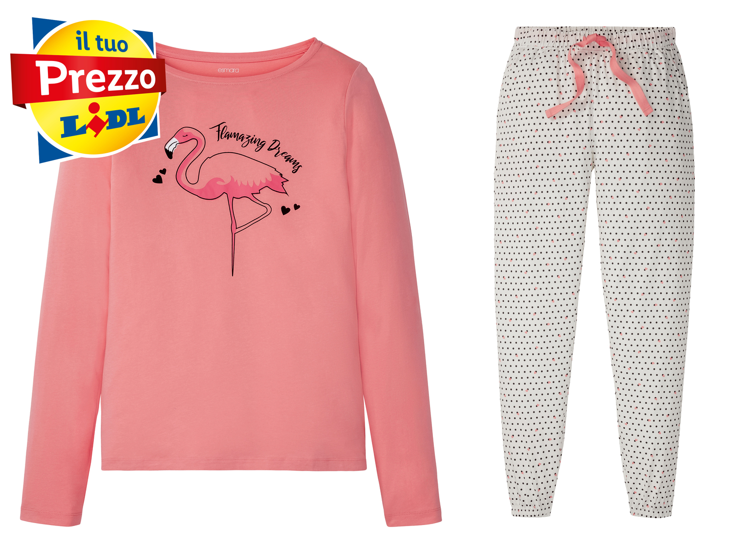 Pigiama da donna Esmara, prezzo 8.99 €
Misure: S-L
Taglie disponibili
Caratteristiche
- ...