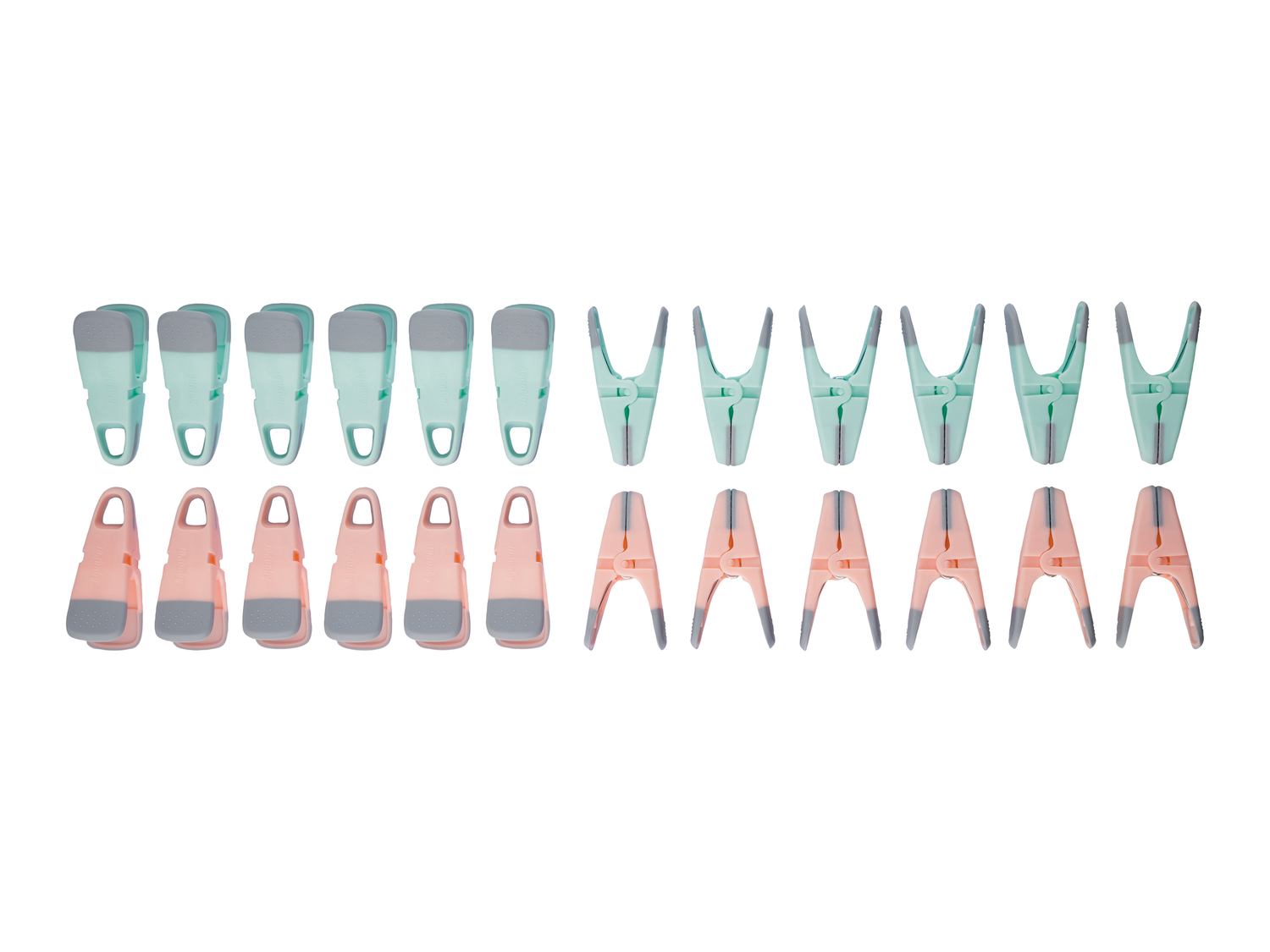 Set mollette Livarno Living, prezzo 2.49 €
20 o 24 pezzi
Caratteristiche