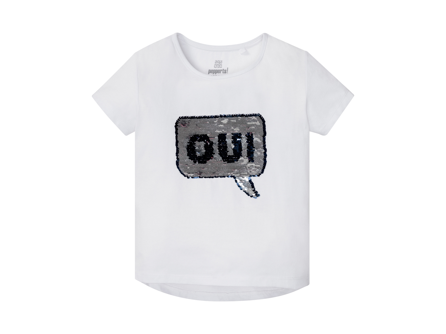 T-Shirt da bambina con paillettes Pepperts, prezzo 3.99 &#8364; 
Misure: 6-14 ...