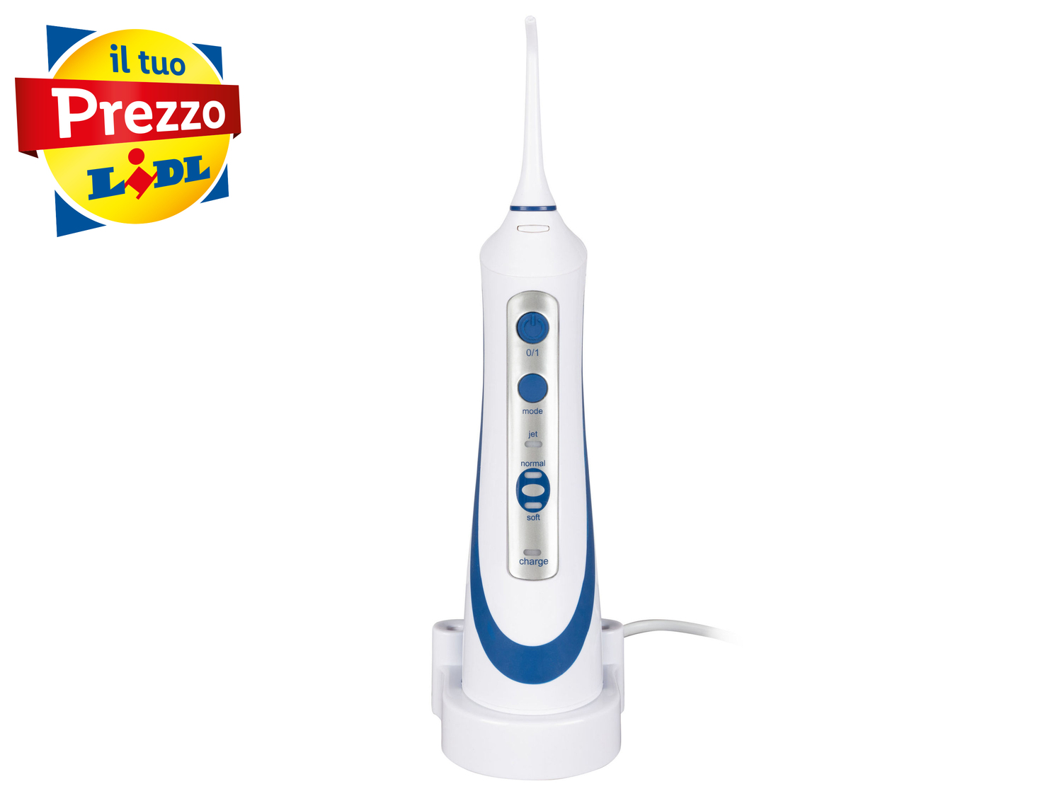 Idropulsore ricaricabile Nevadent, prezzo 14.99 €
- Intensità ...
