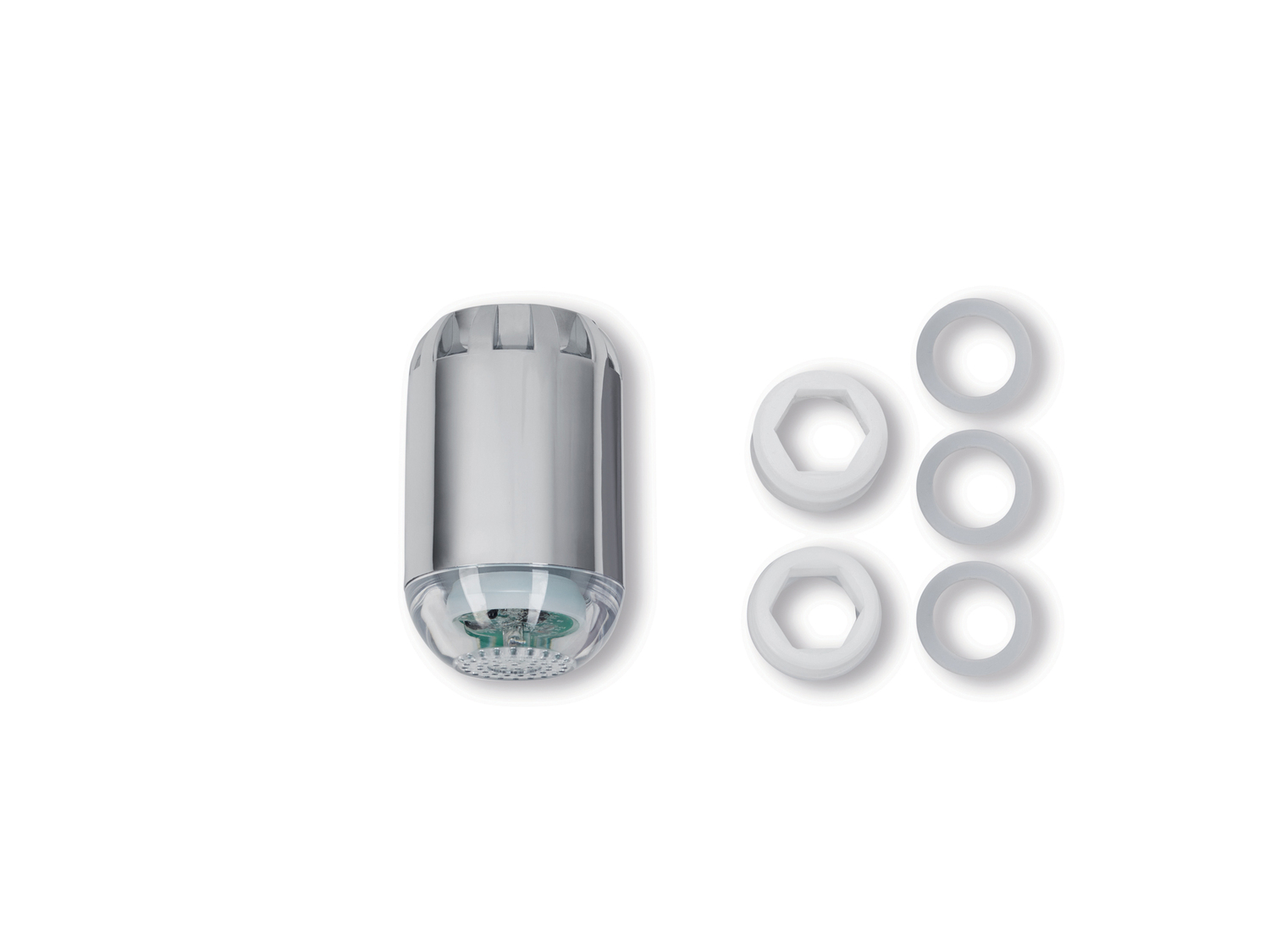 Riduttore di flusso a LED Miomare, prezzo 4.99 €
- Per tutti i rubinetti ...