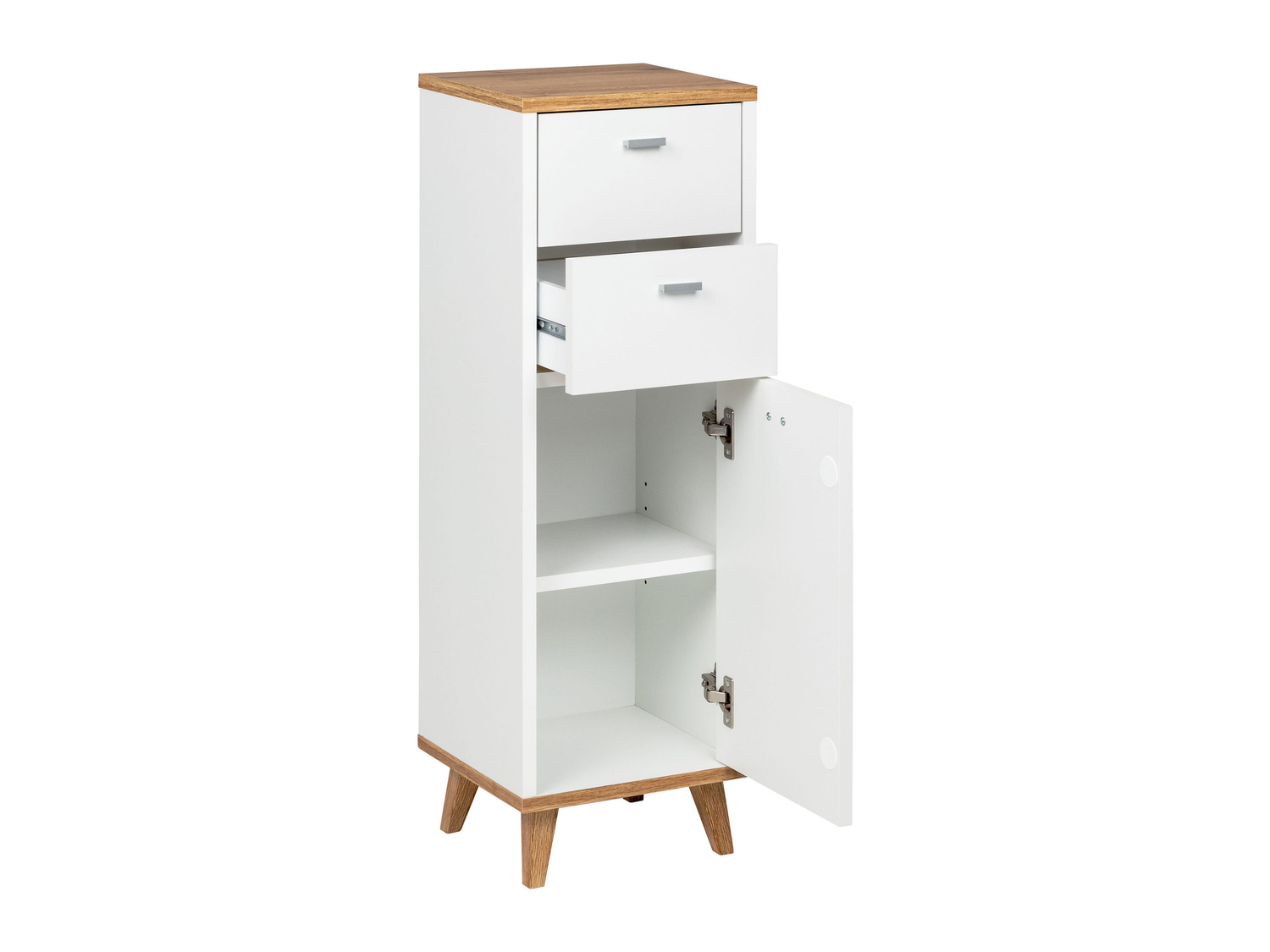 Mobiletto da bagno con 1 anta e 2 cassetti Livarno Living, prezzo 39.99 €
- ...