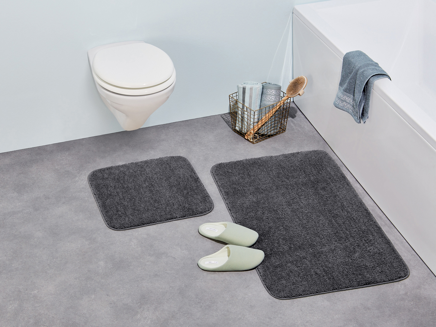 Coordinato per bagno Miomare, prezzo 8.99 &#8364; 
2 pezzi 
- Tappeto: 60 x ...