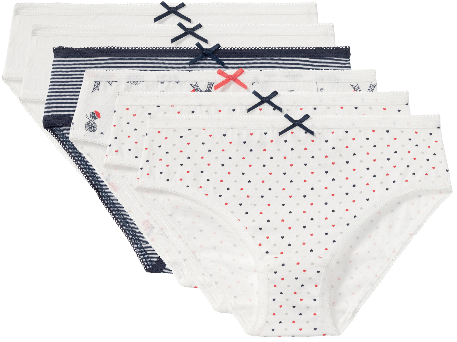 Slip da bambina o culottes Lupilu, prezzo 5.99 €
6 o 4 pezzi - Misure: ...