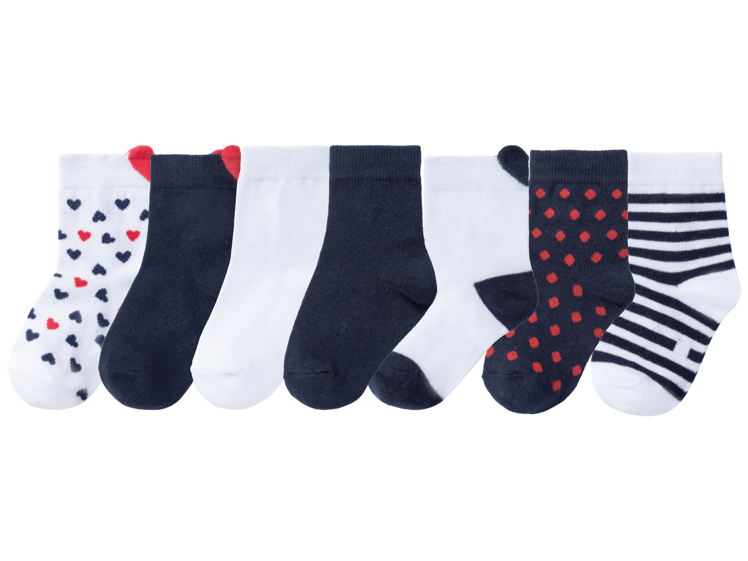 Calze da bambina Lupilu, prezzo 3.99 €
7 paia - Misure: 19-30
Taglie ...