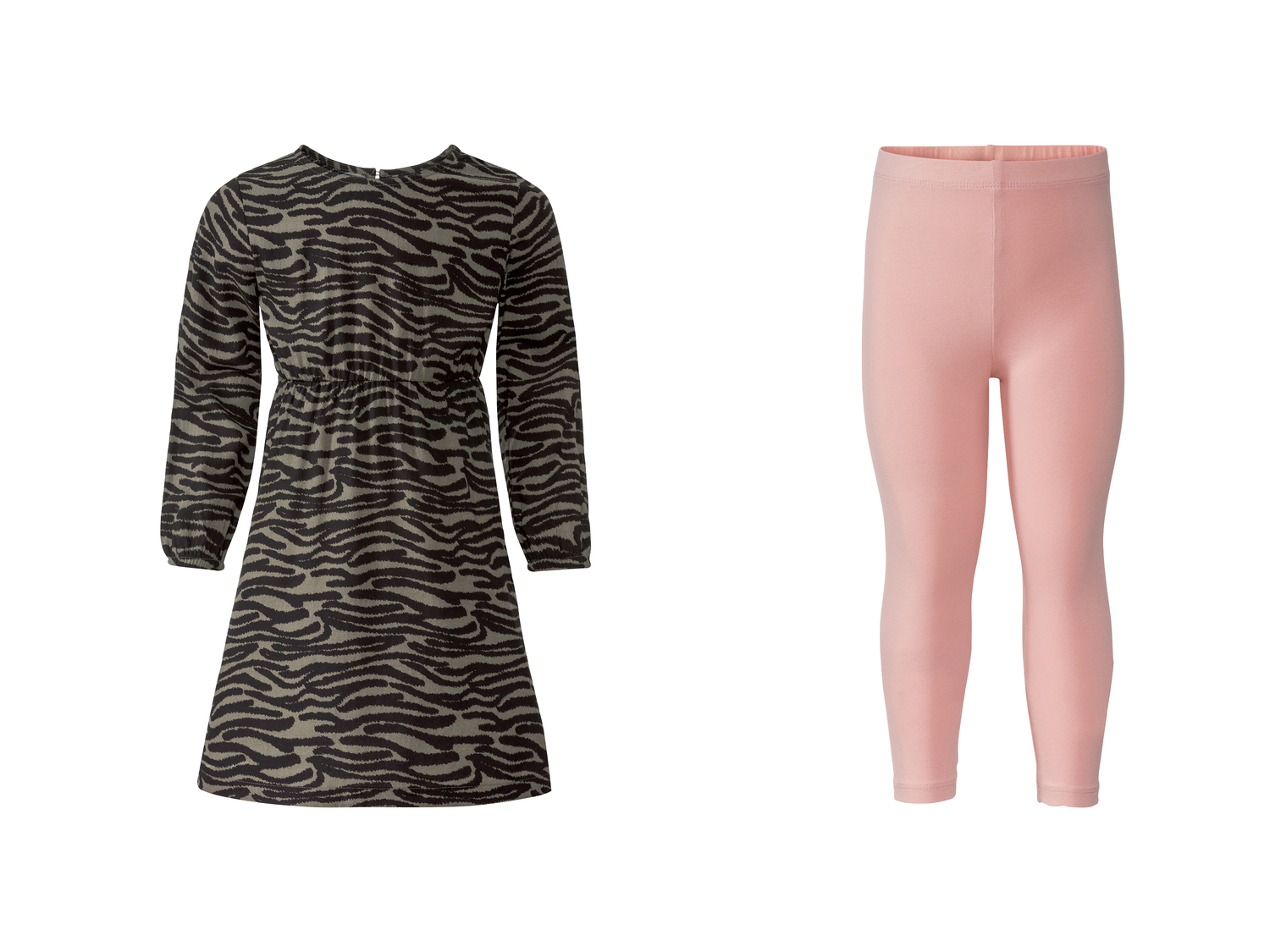 Completo vestitino e leggings da bambina Lupilu, prezzo 8.99 €
Misure: ...