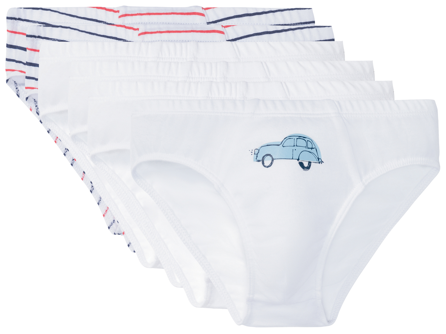 Slip da bambino o boxer Lupilu, prezzo 5.99 €
6 o 4 pezzi - Misure: 2-6 ...