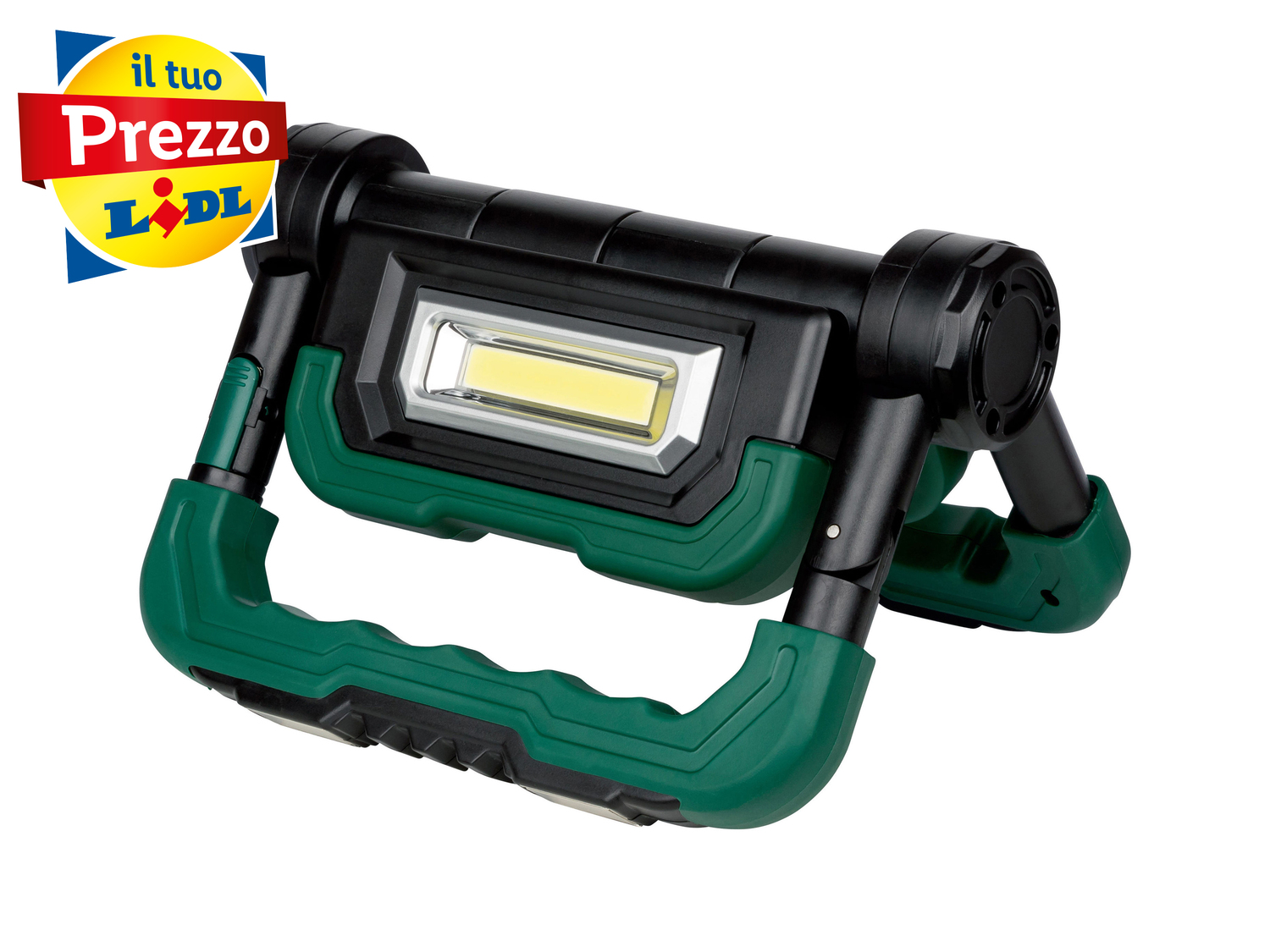 Lampada LED da lavoro Parkside, prezzo 19.99 € 
- Con 2 proiettori orientabili ...