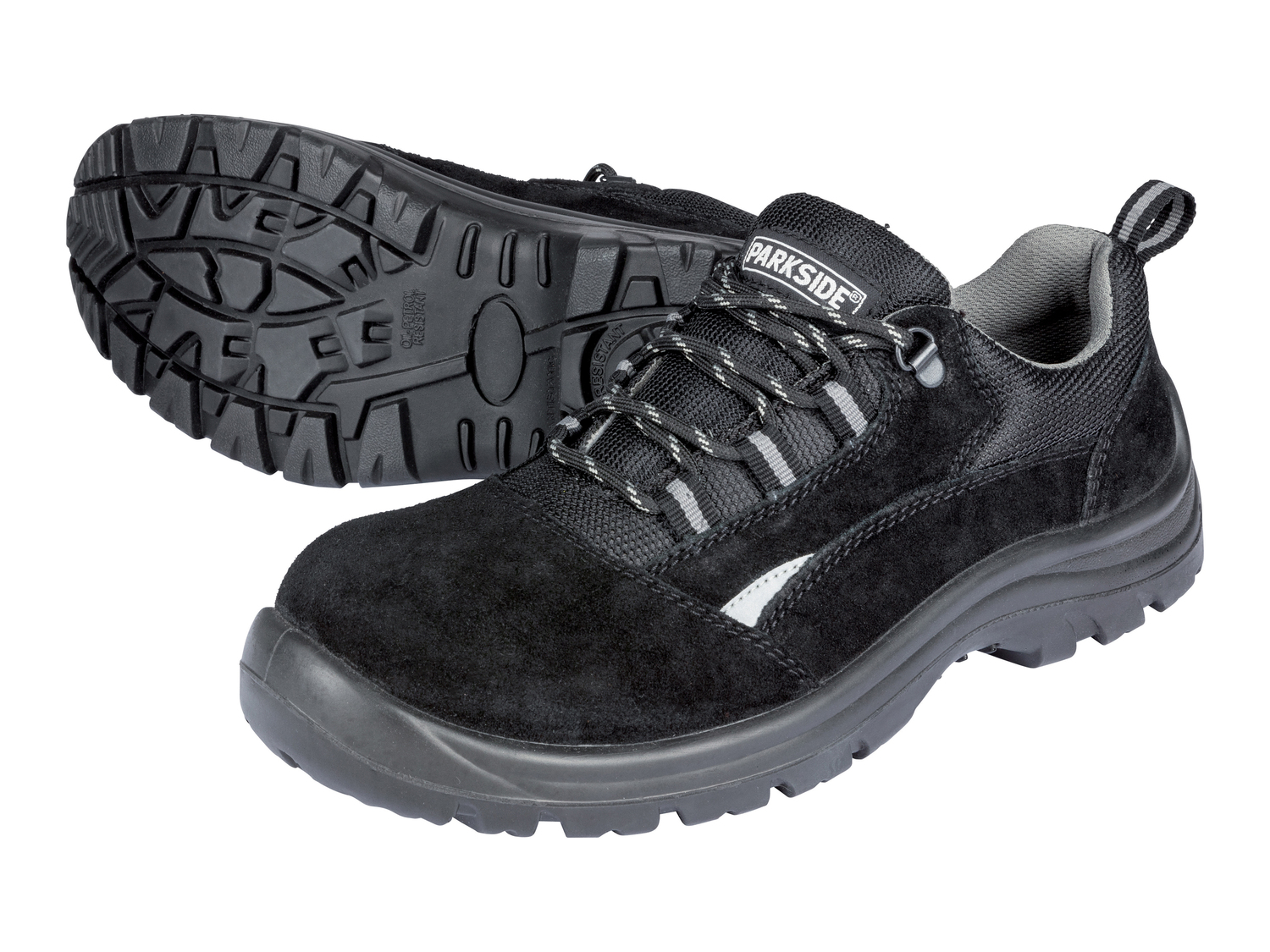 Scarpe antinfortunistiche Parkside, prezzo 24.99 € 
Misure: 41-46 
- Puntale ...