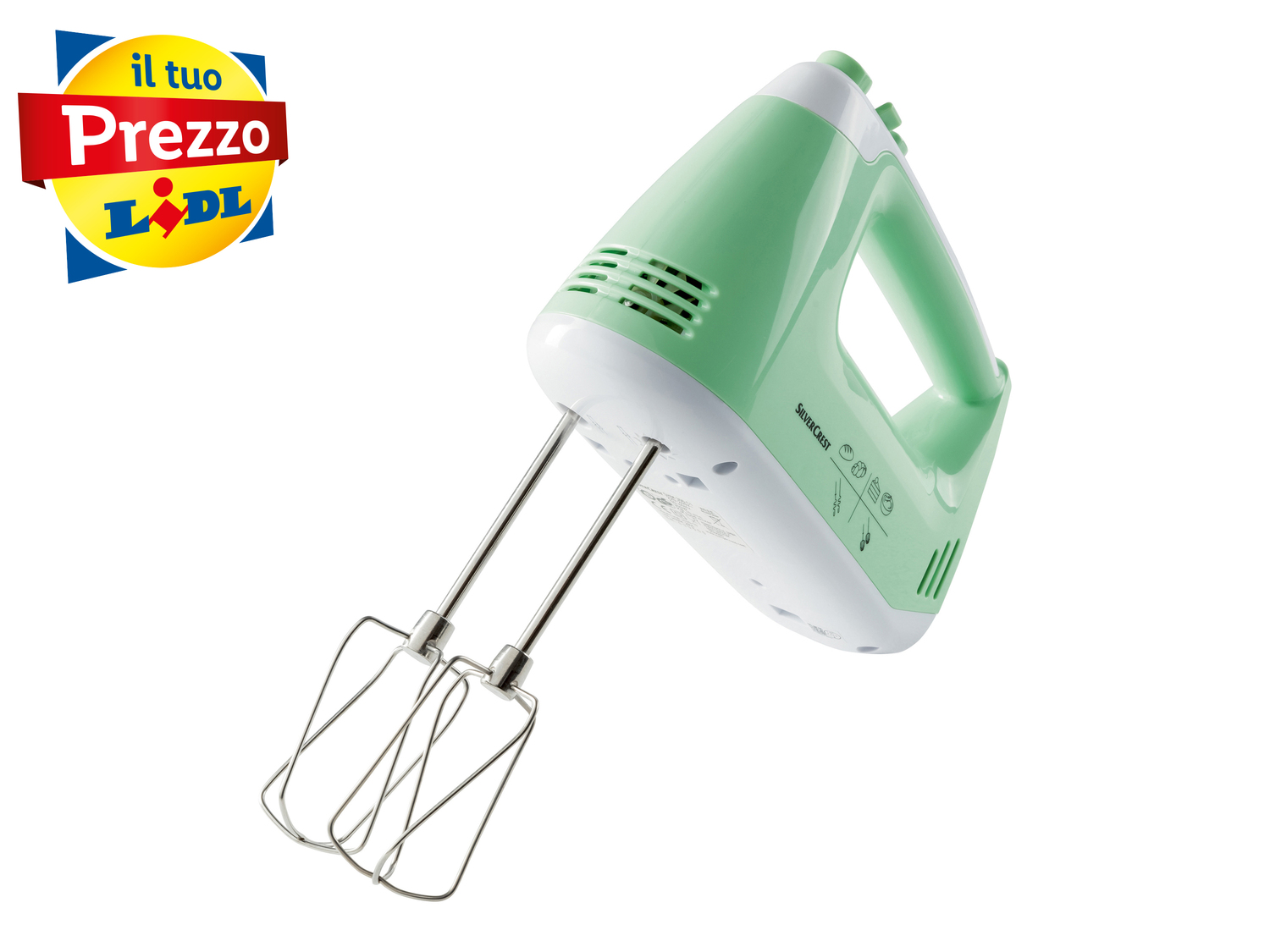 Sbattitore Silvercrest Kitchen Tools, prezzo 12.99 €
- Con 5 livelli ...