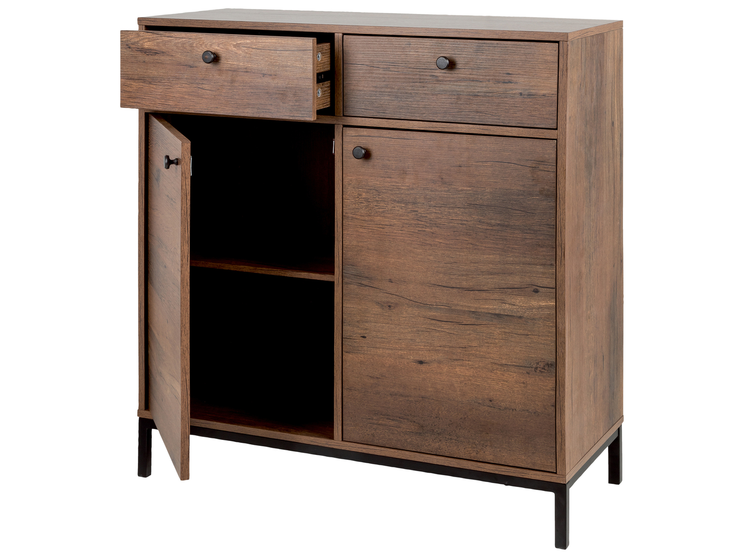 Mobile con 2 ante e 2 cassetti Livarno Living, prezzo 89.00 €
- Materiale di ...