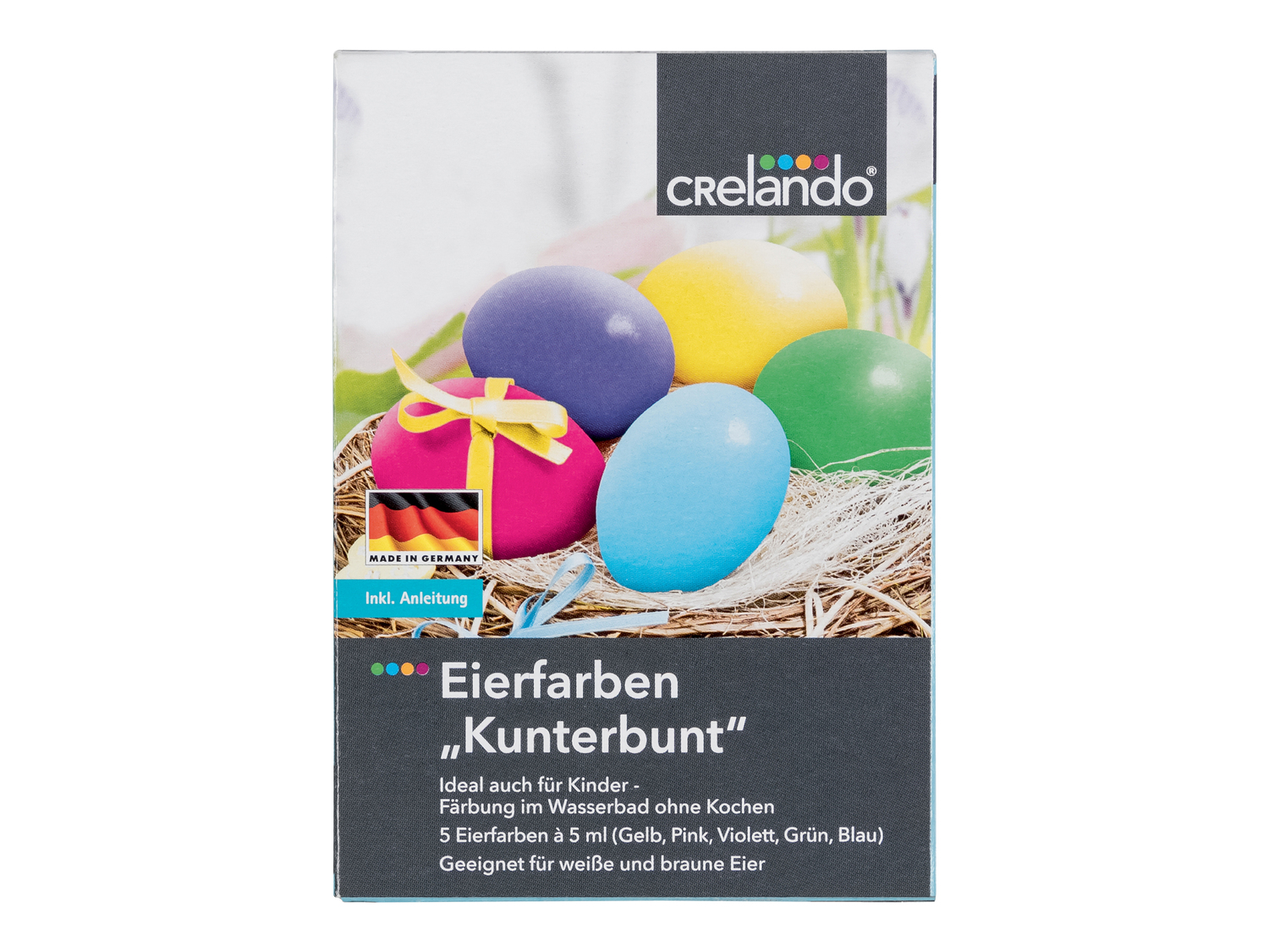Set per decorazione uova Crelando, prezzo 1.49 €
- Set per dipingere ...