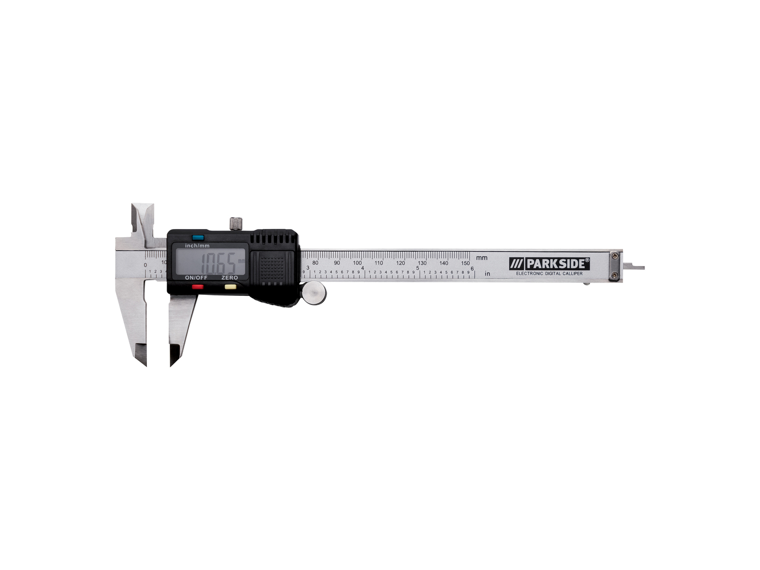 Calibro o goniometro digitale Parkside, prezzo 9.99 €
- Batteria e custodia ...