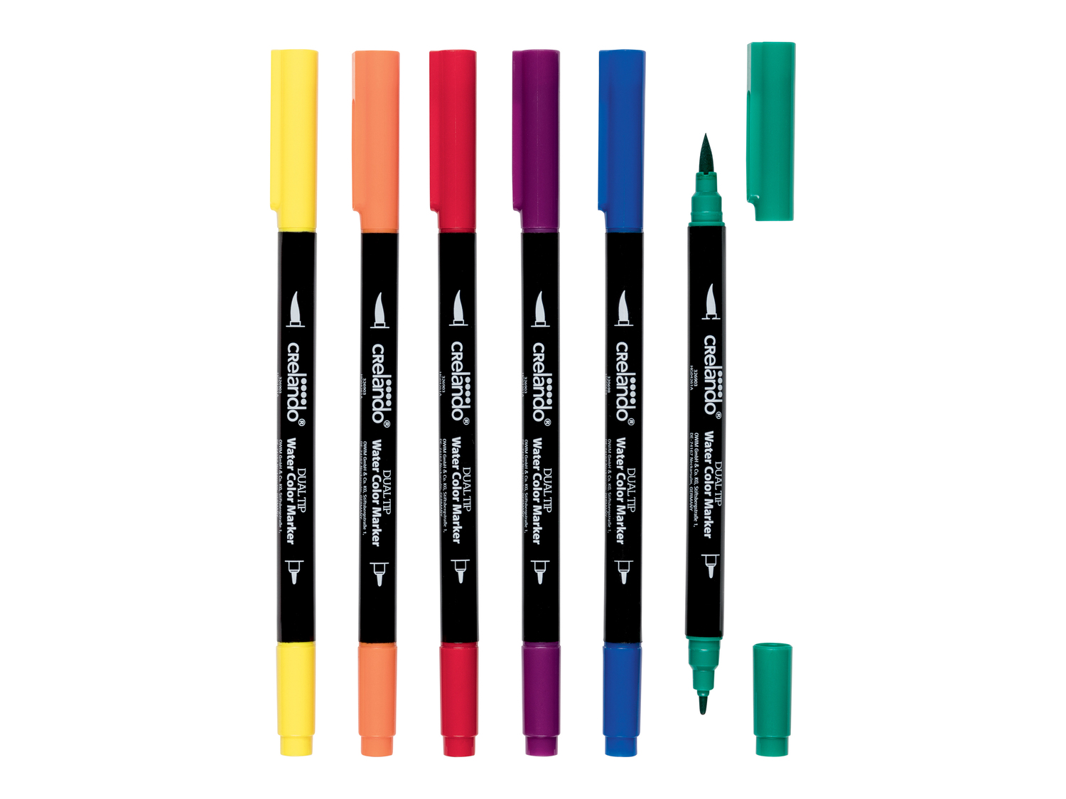 Pennarelli acquerellabili Crelando, prezzo 1.49 €
6 pezzi
- Con 2 punte
Caratteristiche
...