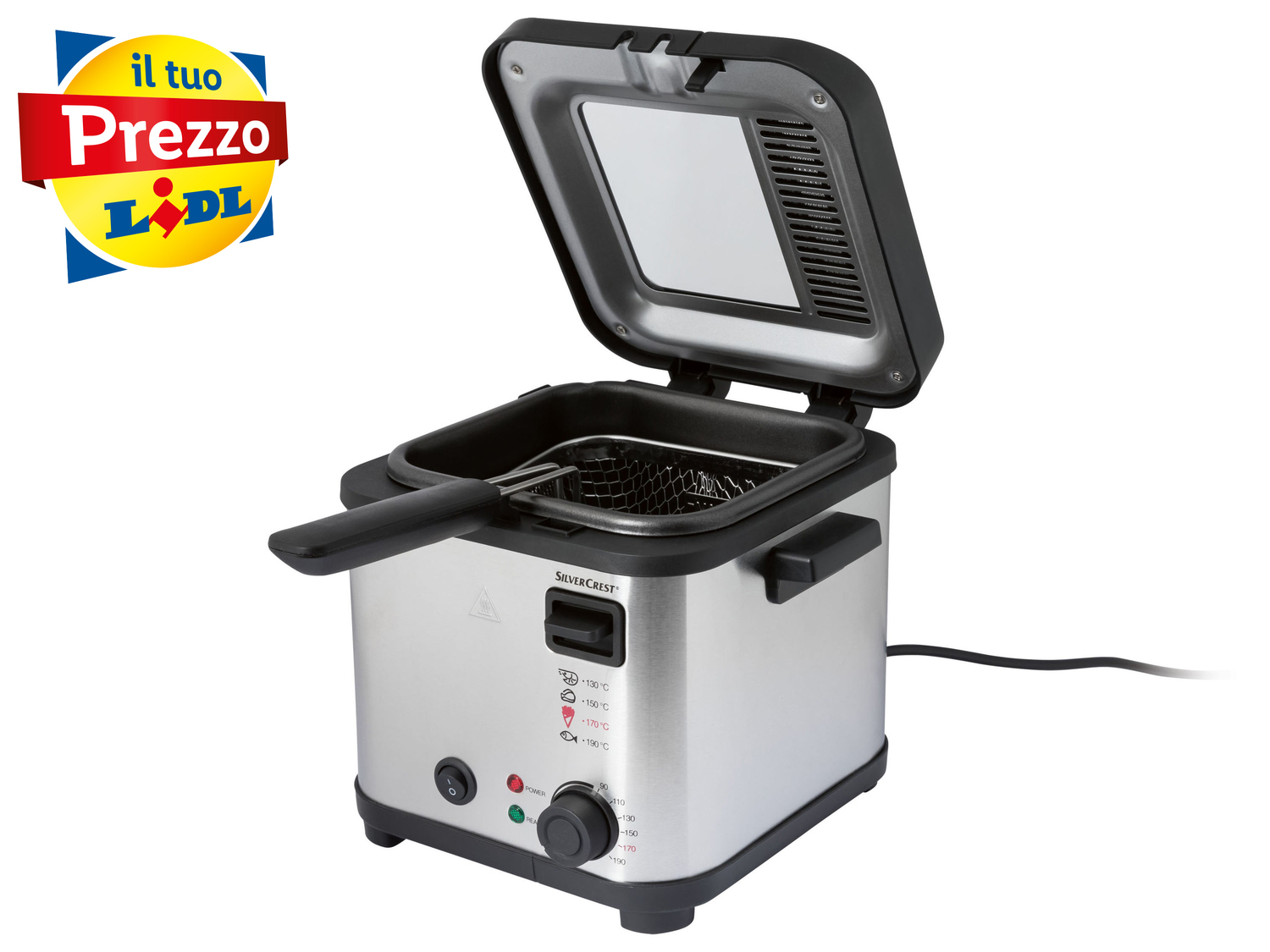 Mini friggitrice Silvercrest Kitchen Tools, prezzo 19.99 €
- Impostazione ...