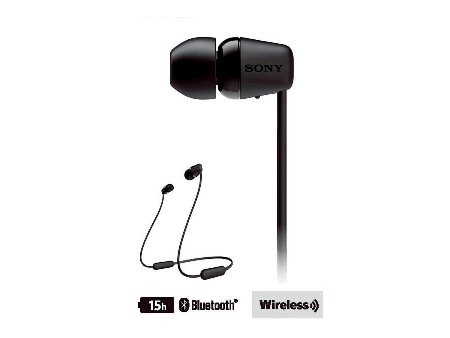 Cuffie audio Bluetooth Sony, prezzo 27.99 €
- Chiamate in vivavoce con ...