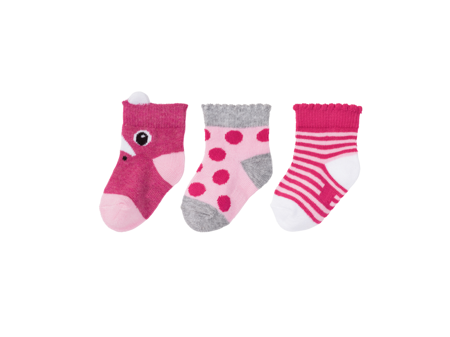 Calzini da neonata Lupilu Pure Collection, prezzo 1.99 €
3 paia - Misure: ...