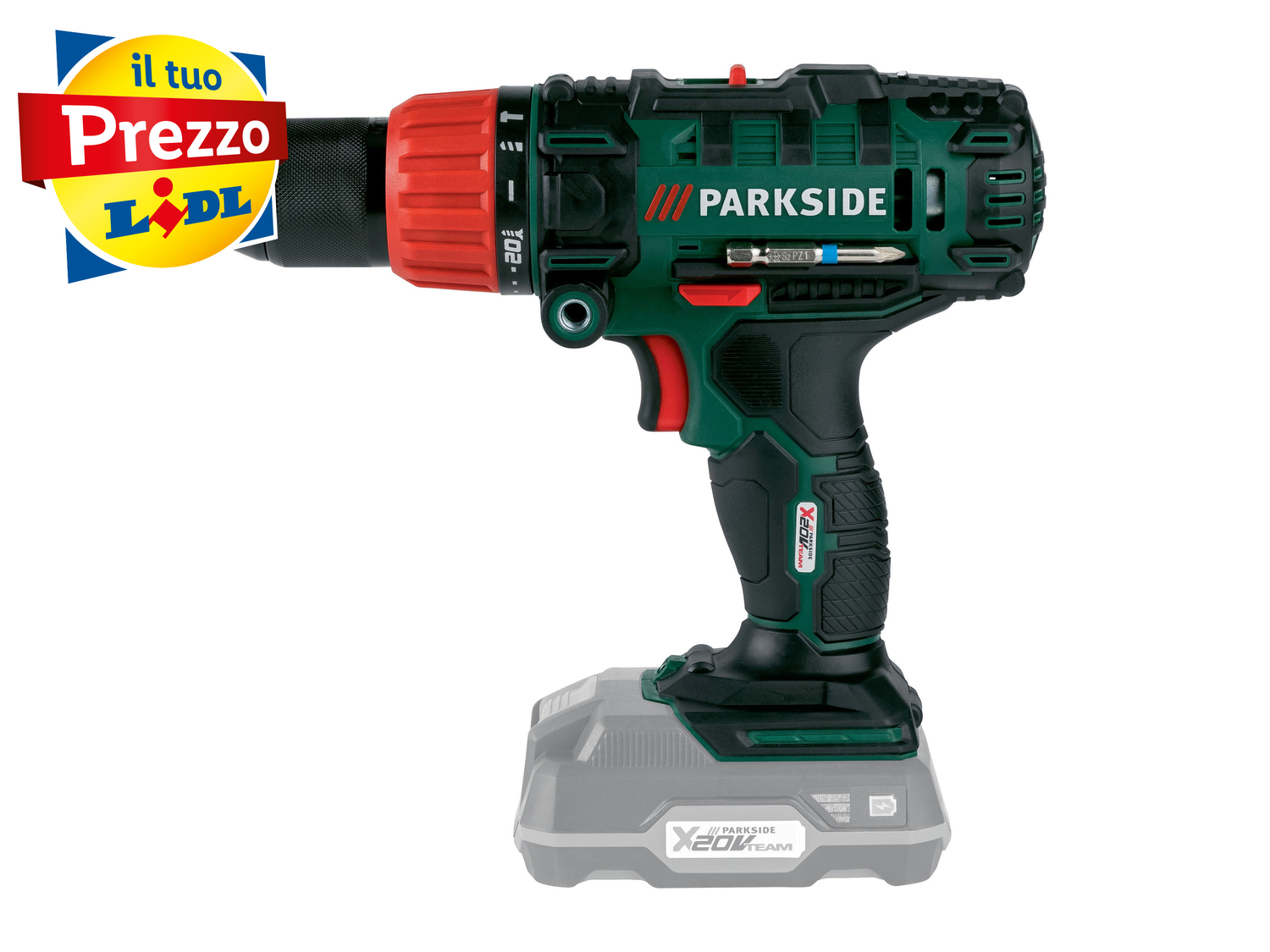 Trapano a percussione ricaricabile Parkside, X20VTeam, prezzo 29.99 €
Parkside ...