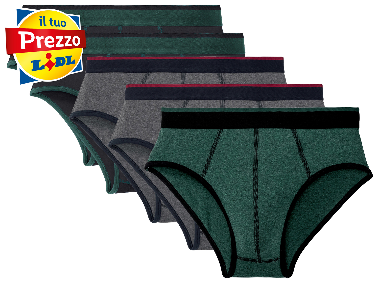 Slip da uomo Livergy, prezzo 6.99 €
5 pezzi - Misure: M-XL
Taglie disponibili
Caratteristiche
- ...